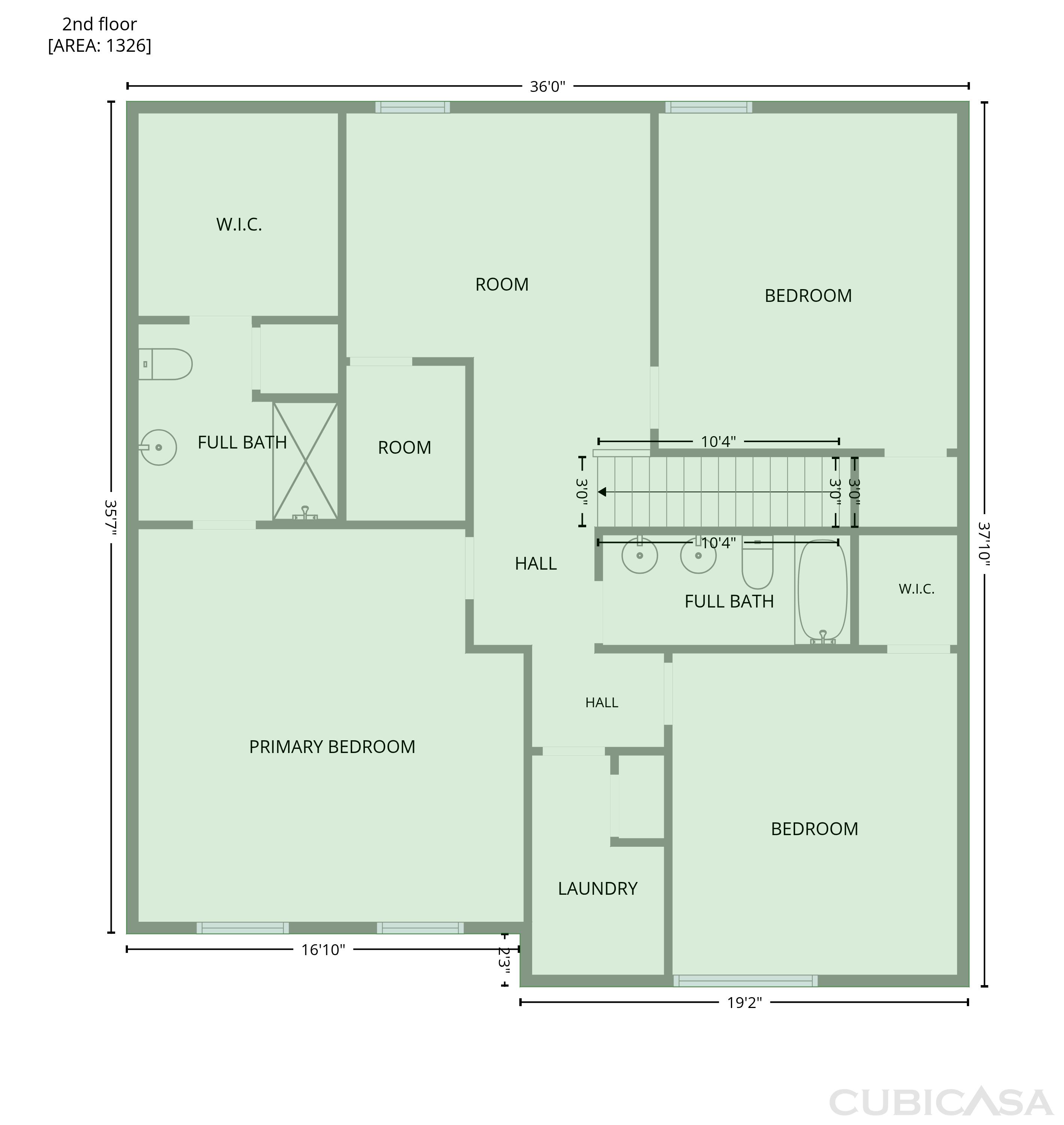 Second Floor of 2014 Tarzi Ln, Charlotte, NC