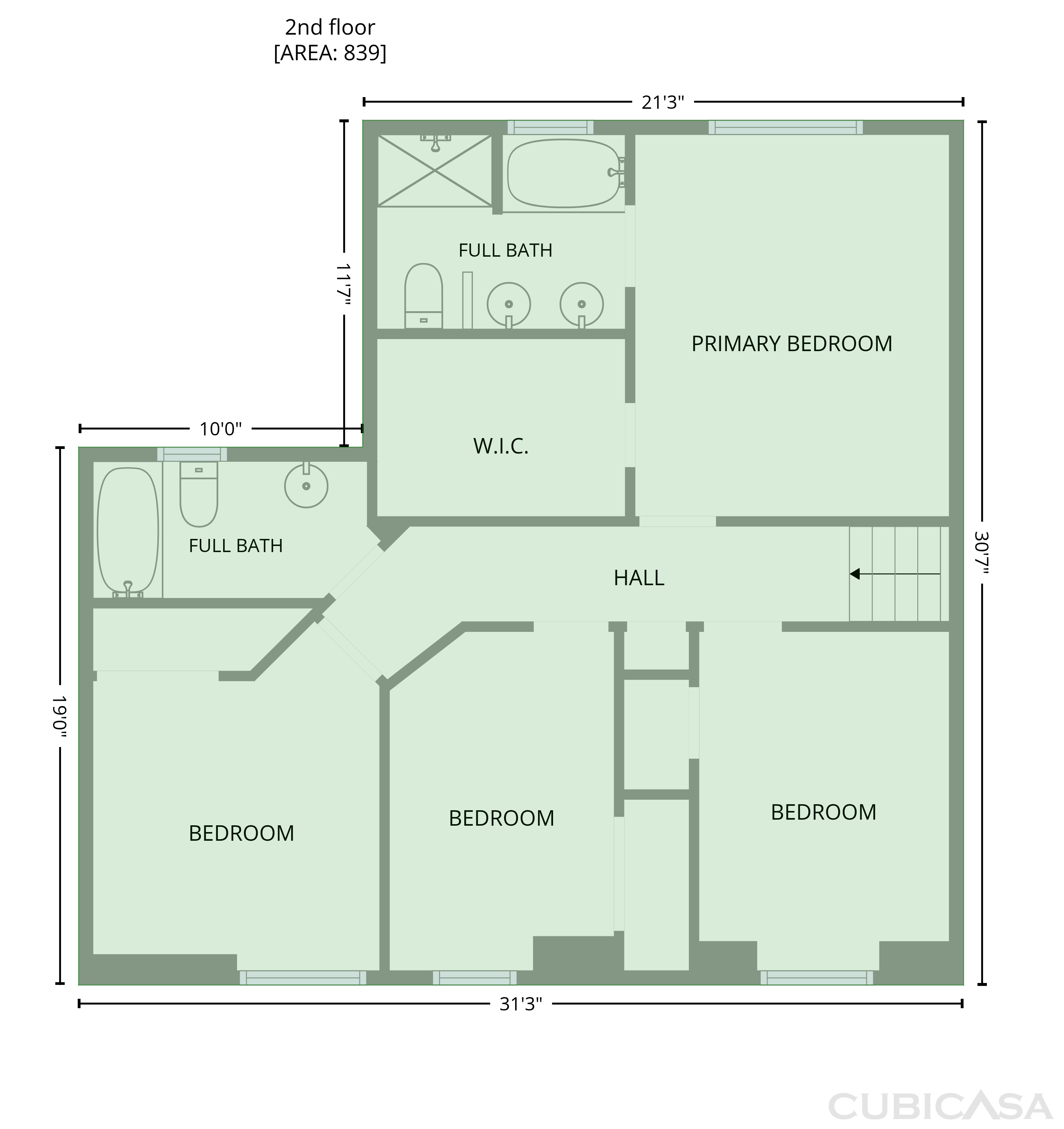 Second Floor of 919 E Hawk St, Meridian, ID