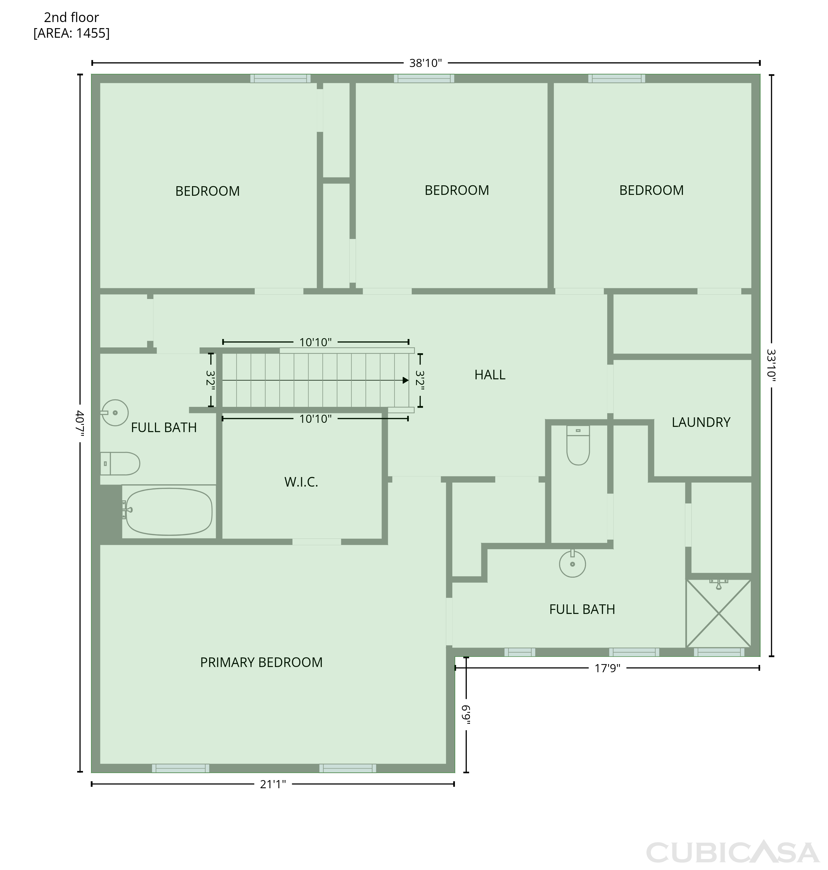 Second Floor of 35687 Hillbrook Ave, Zephyrhills, FL