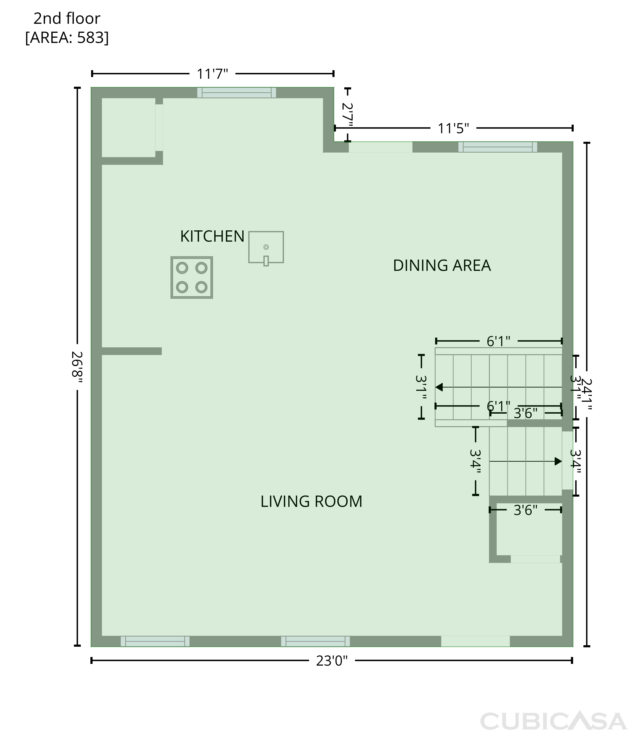 Second Floor of 59 Adams Ln, Rockmart, GA