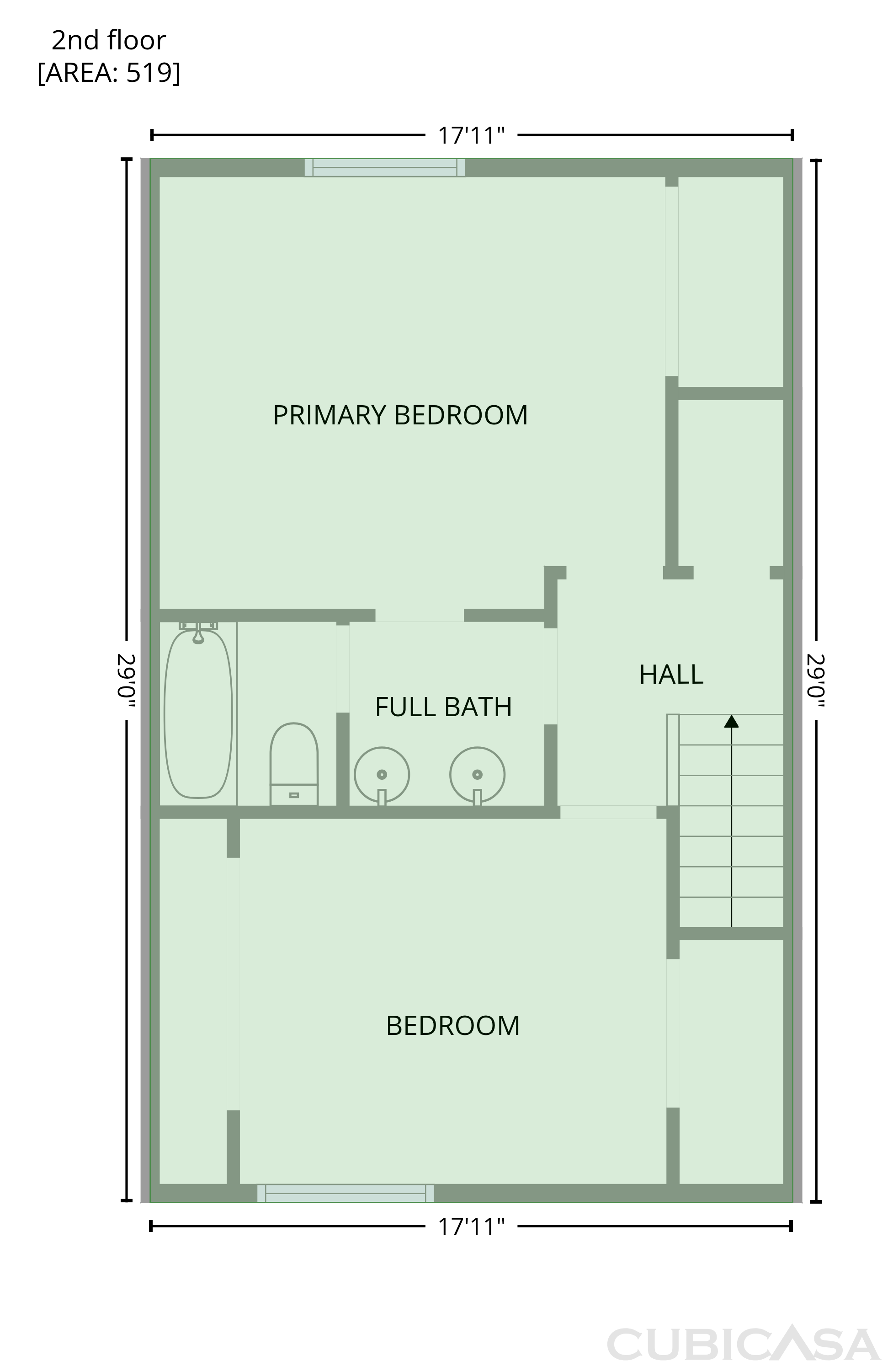 Second Floor of 1602 Little Falls Cir, Orlando, FL