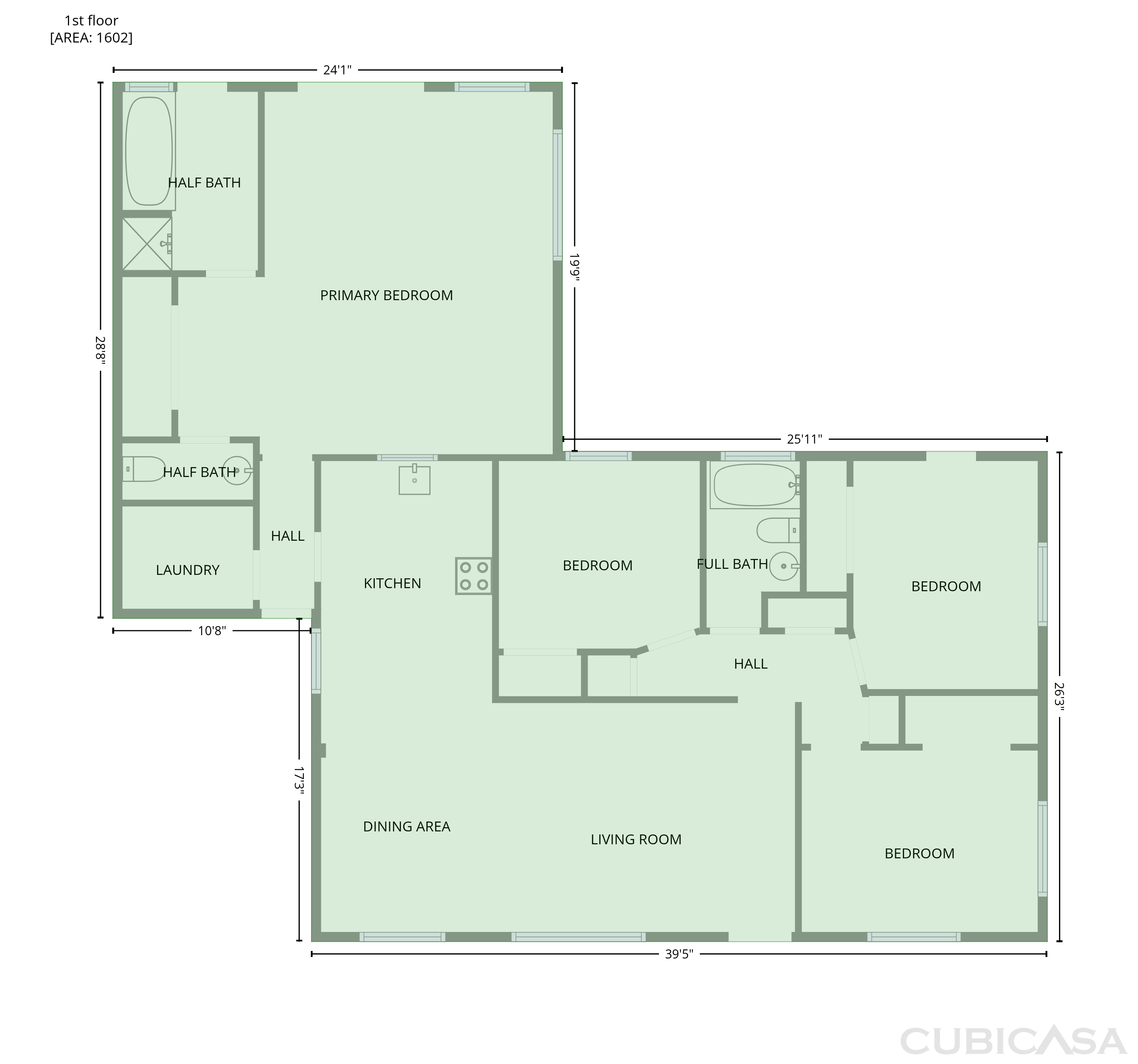 Main Floor of 1426 E Williams St, Tempe, AZ