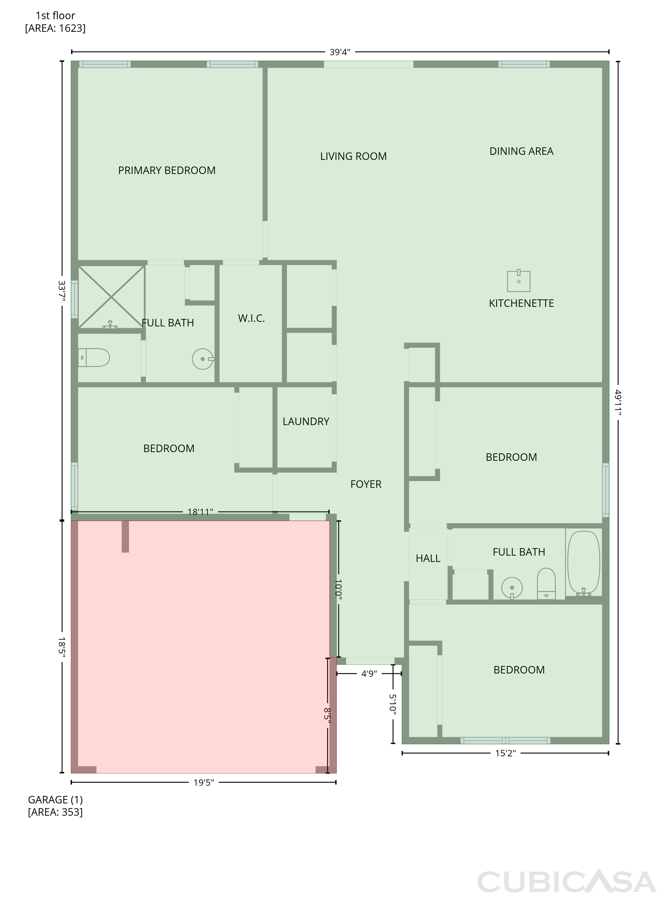 Main Floor of 5925 Davon St, Jacksonville, FL