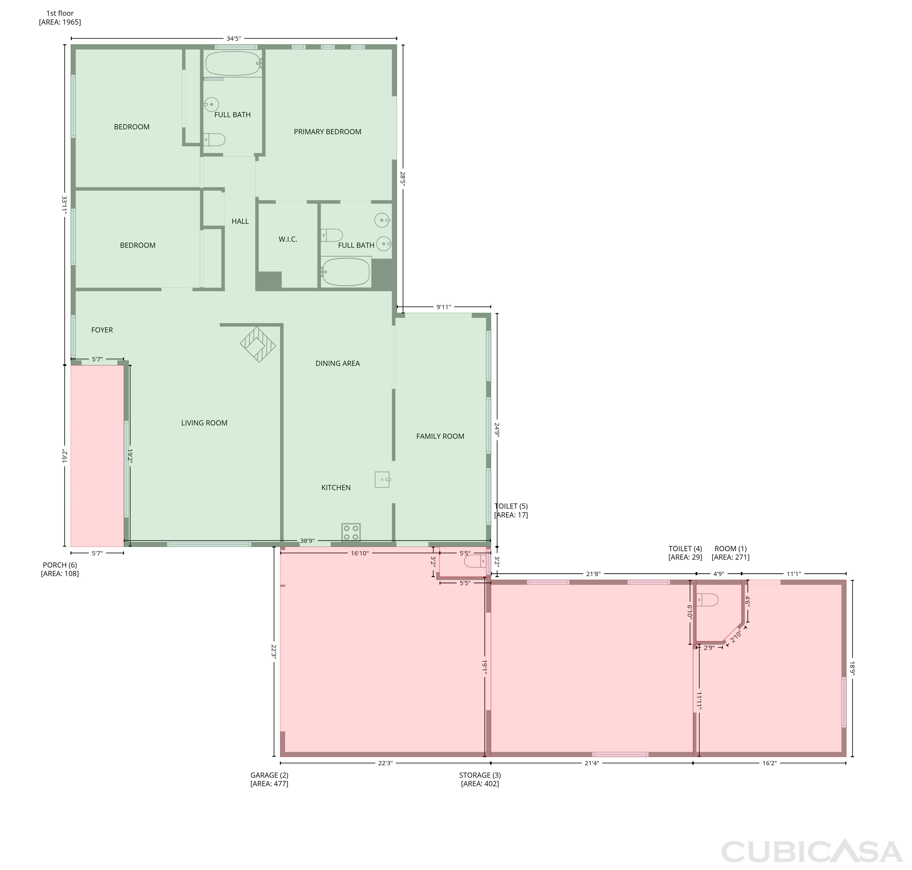Main Floor of 54804 Martinez Trl, Yucca Valley, CA