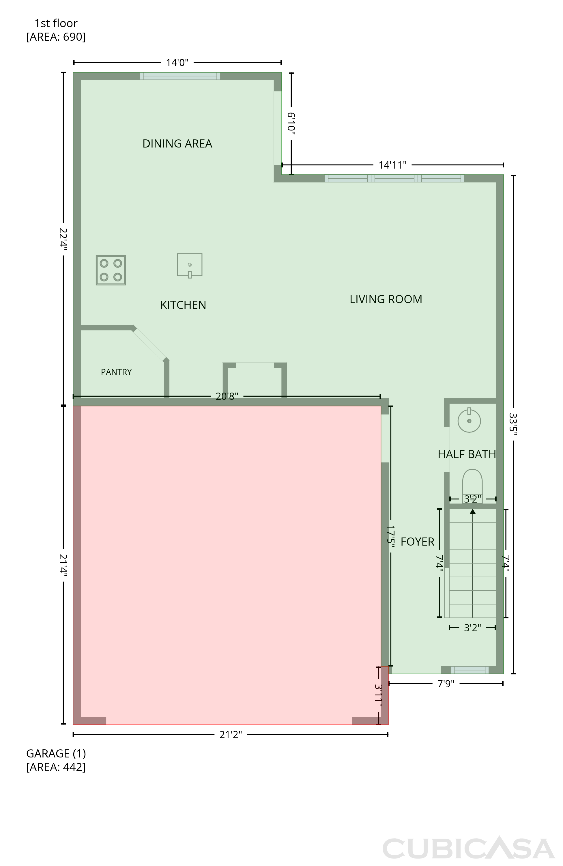 Main Floor of 620 Spangler Ln, Ashland City, TN