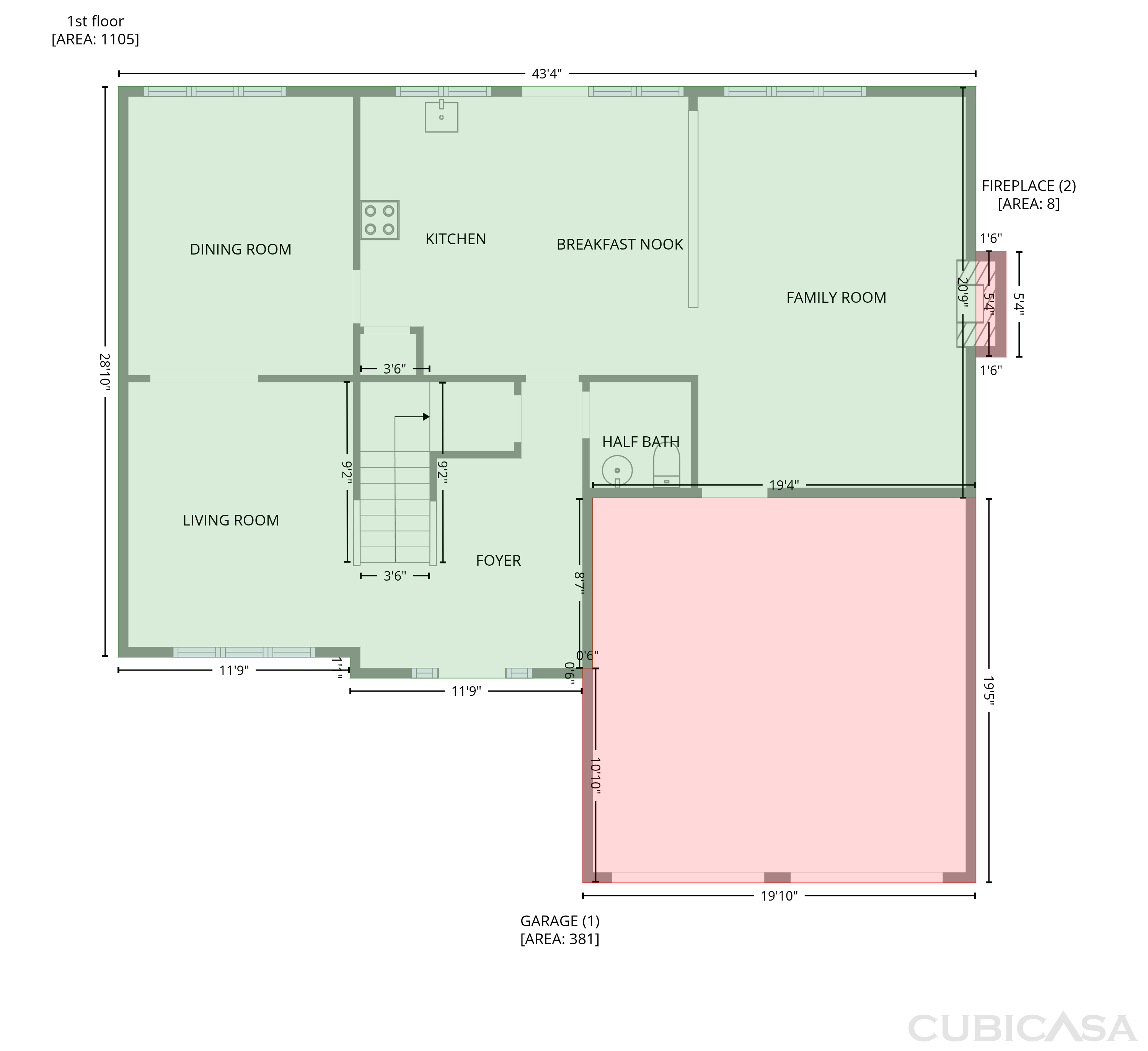 Main Floor of 3935 Lake Lanier Dr, Duluth, GA