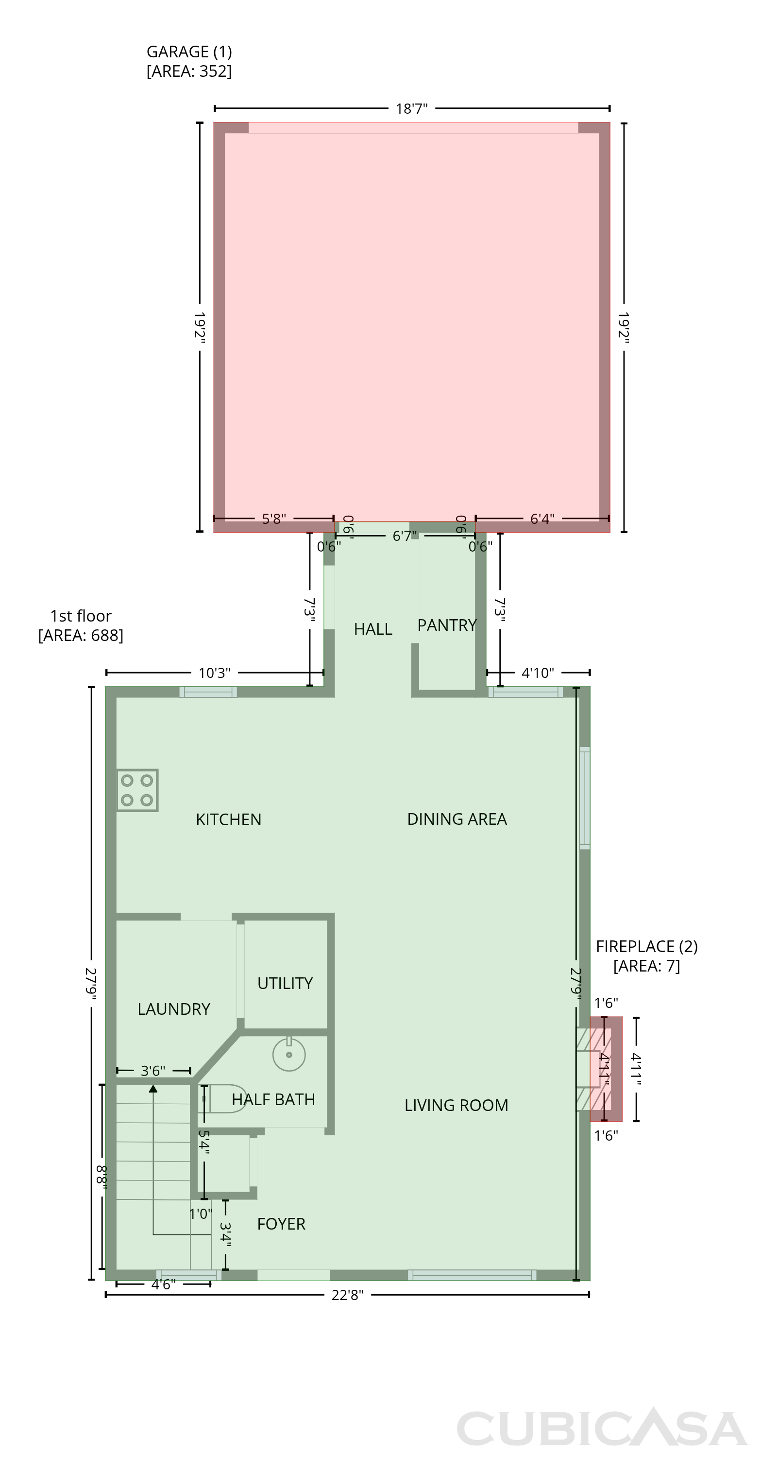 Main Floor of 825 Summerville Dr, Delaware, OH