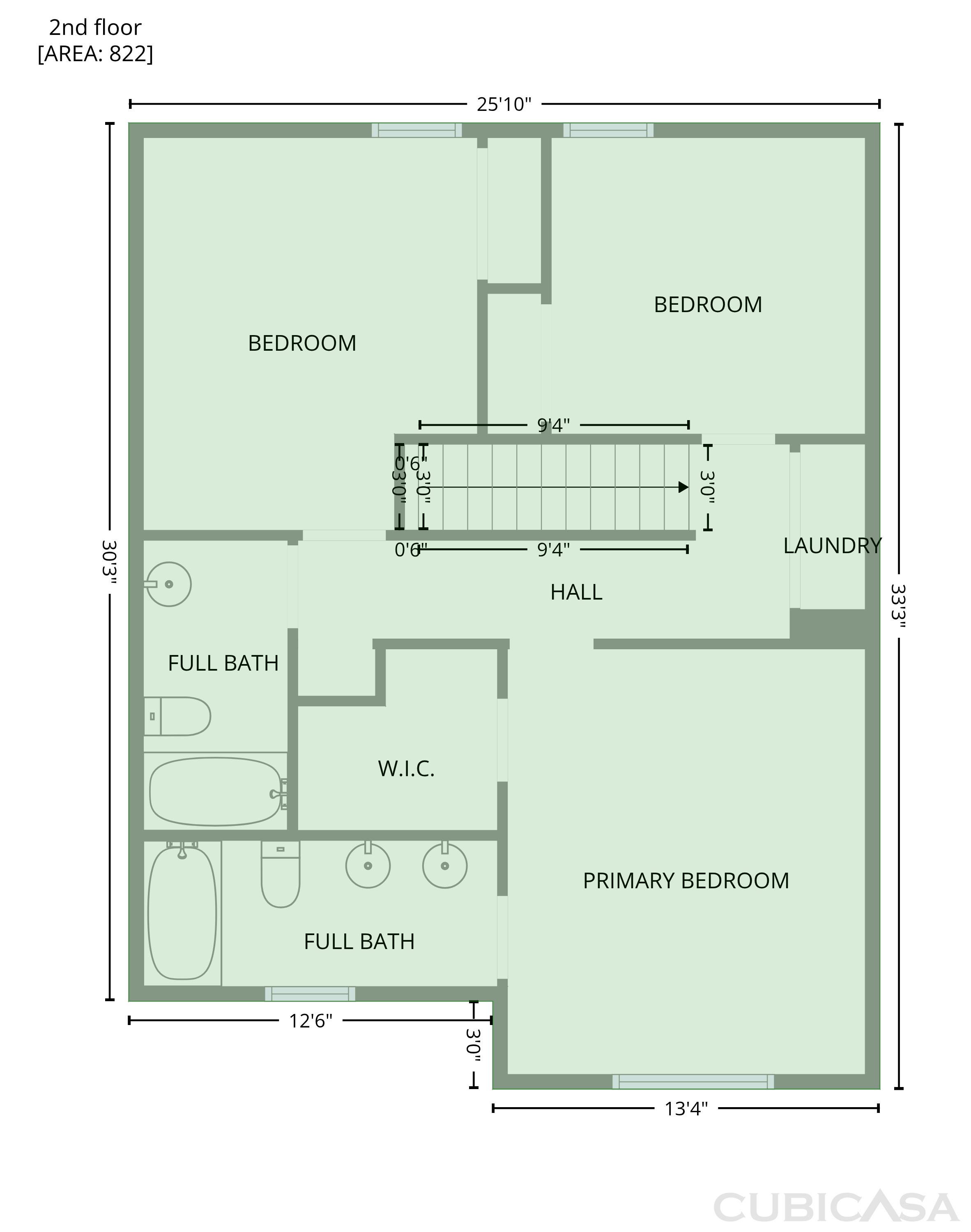 Second Floor of 738 Pebblebranch Ln, Blythewood, SC