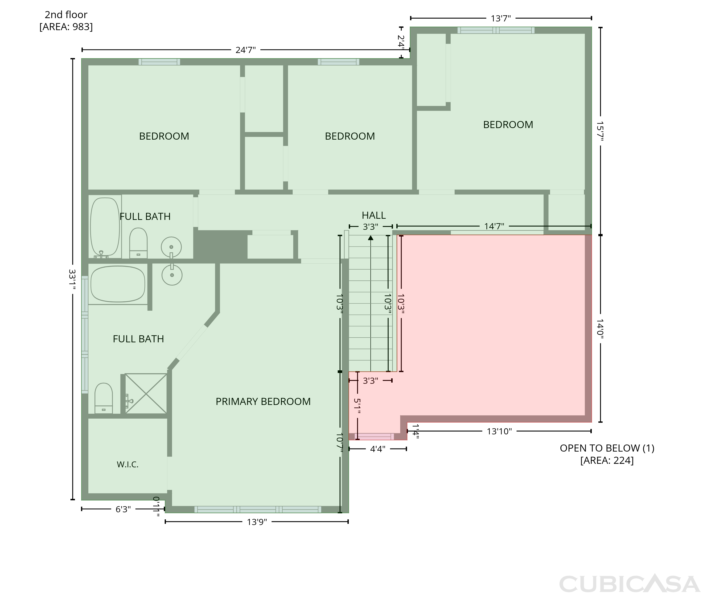 Second Floor of 2492 Halcyon Way, Lawrenceville, GA