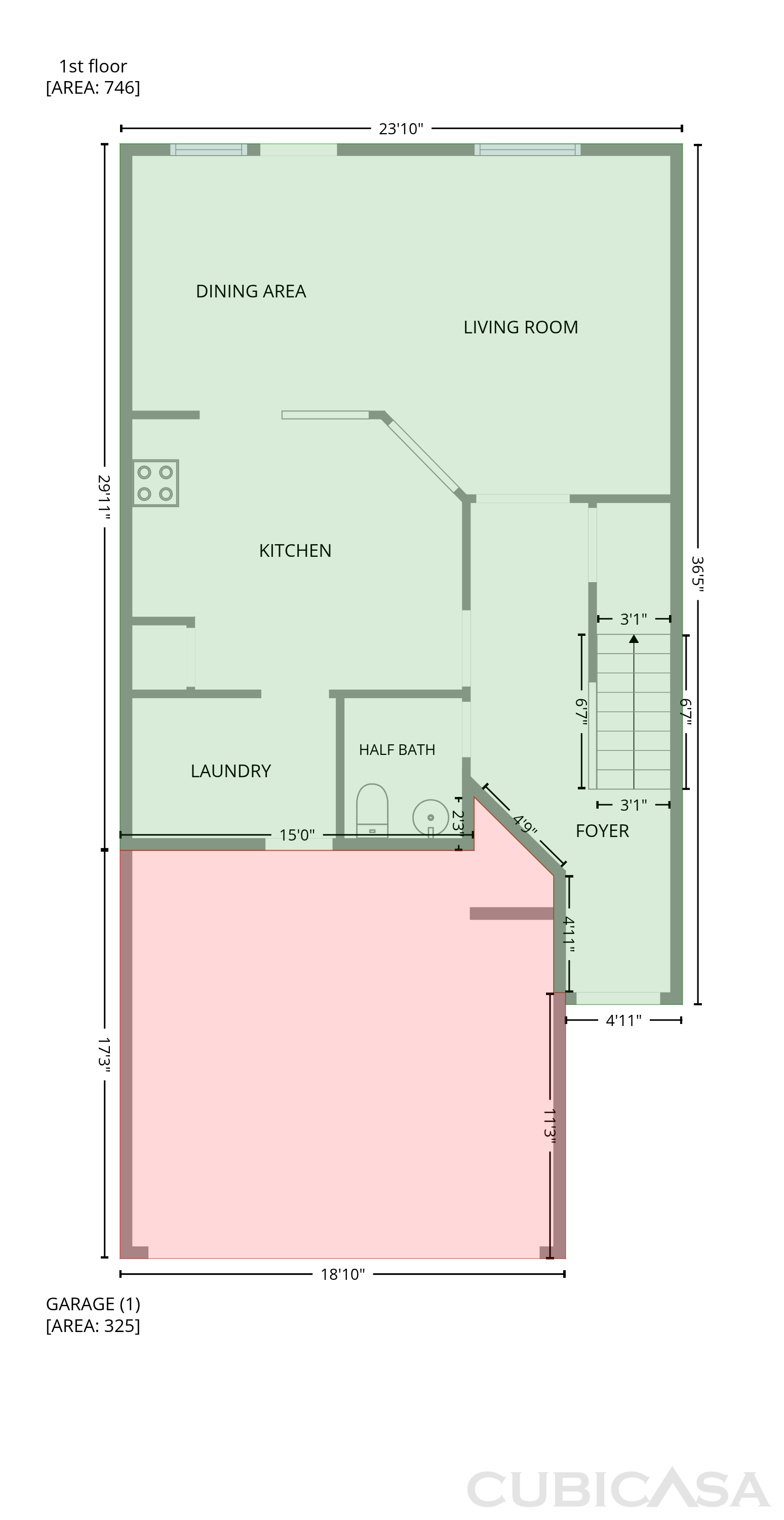 Main Floor of 4473 Ravenwood Dr, Union City, GA