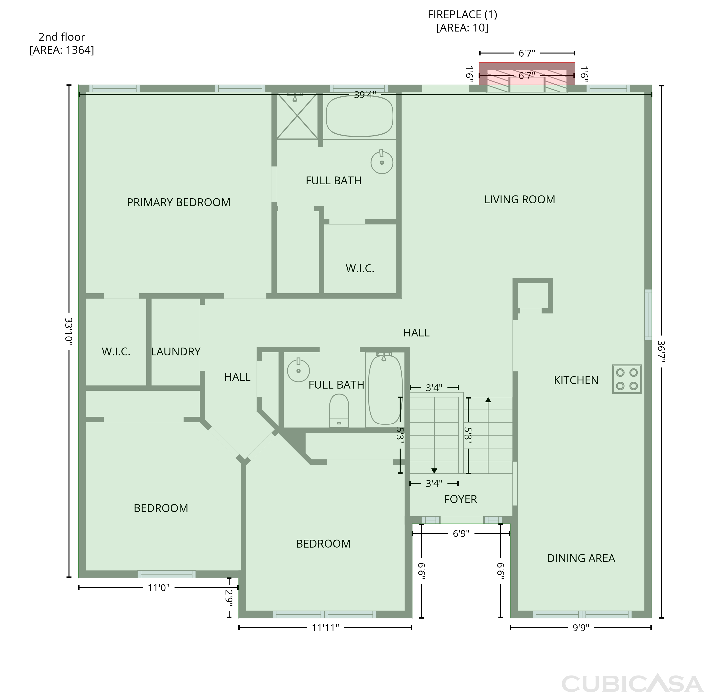 Second Floor of 432 Leslie Wood Dr, Clarksville, TN
