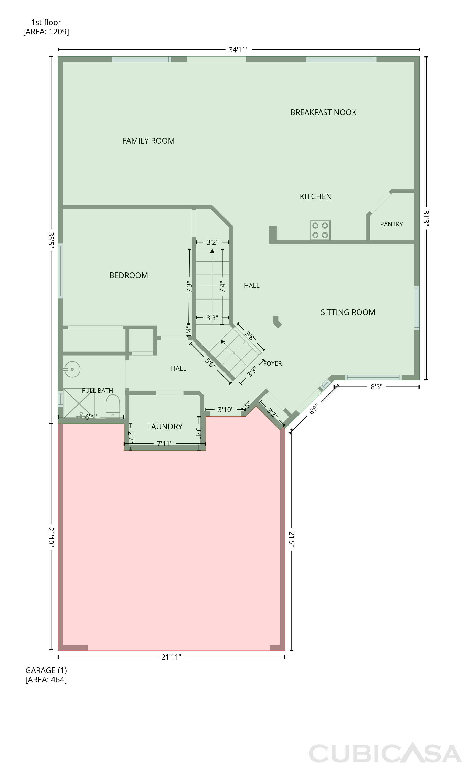 Main Floor of 4849 S Albacete Ave, Tucson, AZ