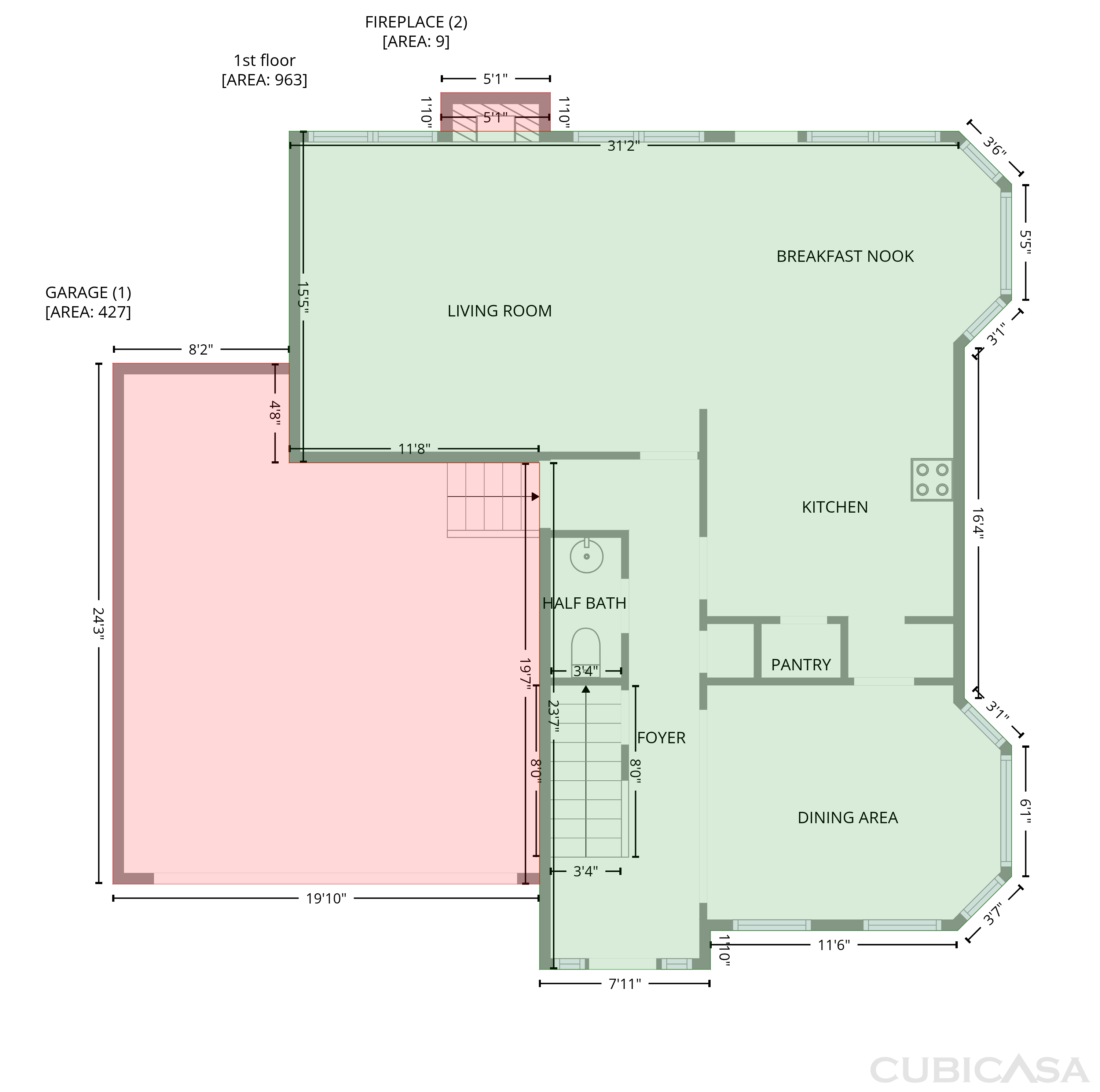 Main Floor of 1355 Catrush Way, Wake Forest, NC