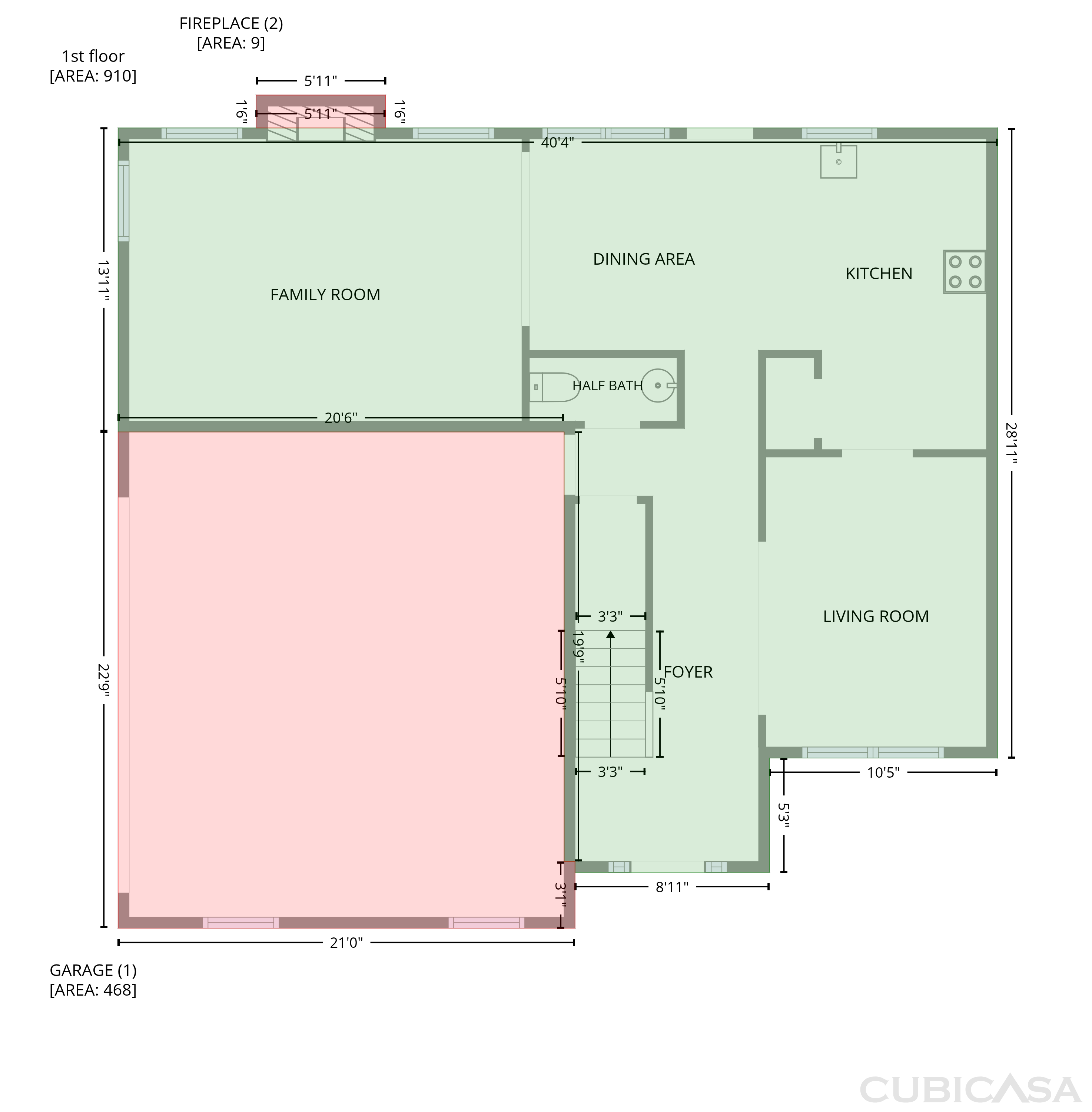 Main Floor of 1668 Bennett Dr, McDonough, GA