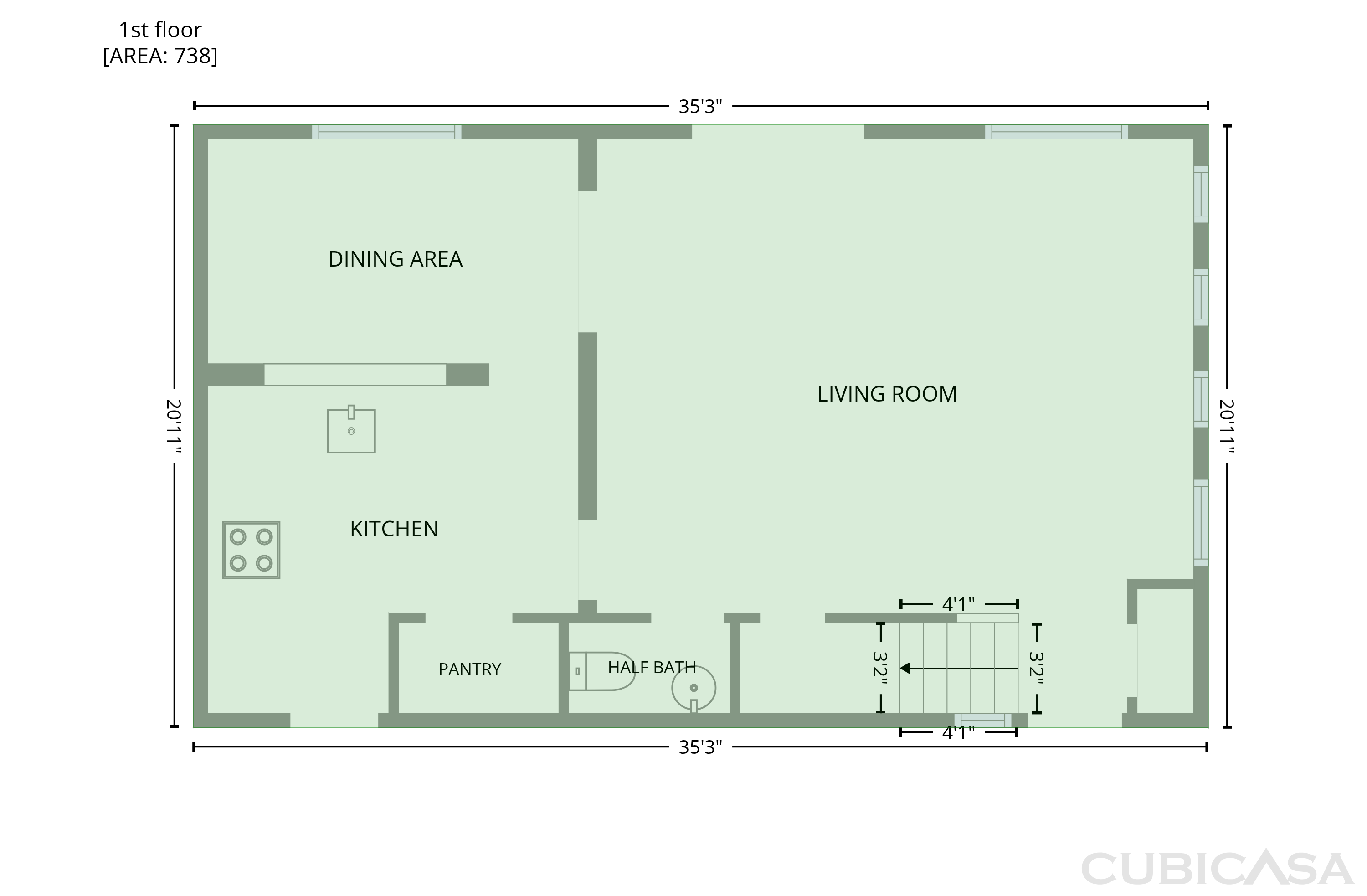 Main Floor of 5641 S 10th Dr, Phoenix, AZ