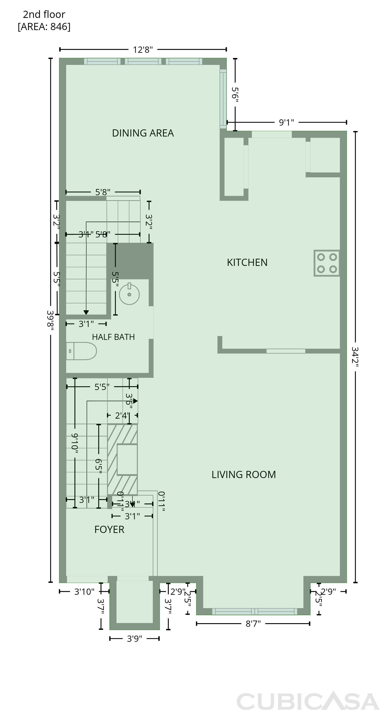 Second Floor of 5108 Lady Of The Lake Dr, Raleigh, NC