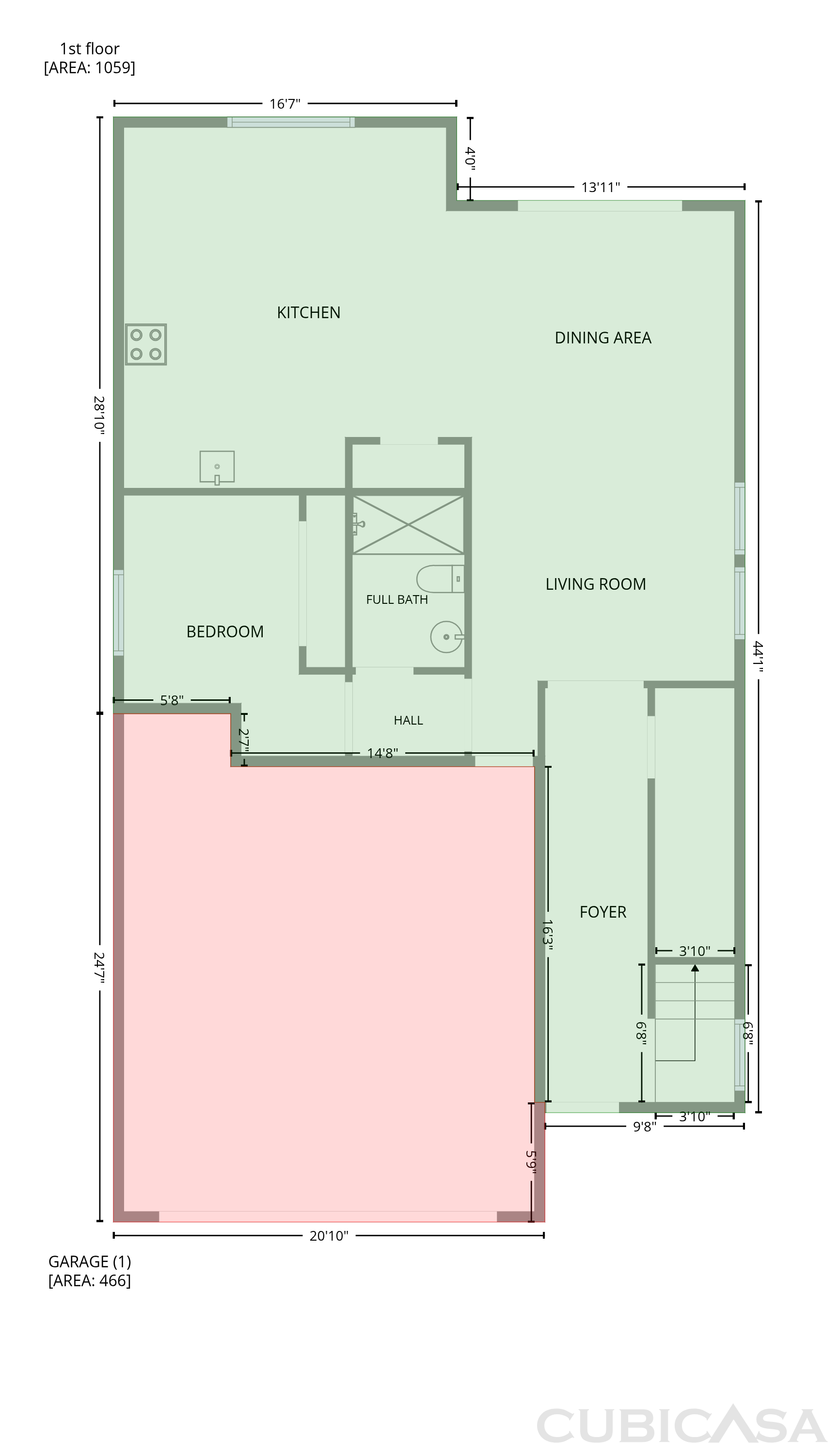 Main Floor of 8361 W Rochelle Ave, Las Vegas, NV