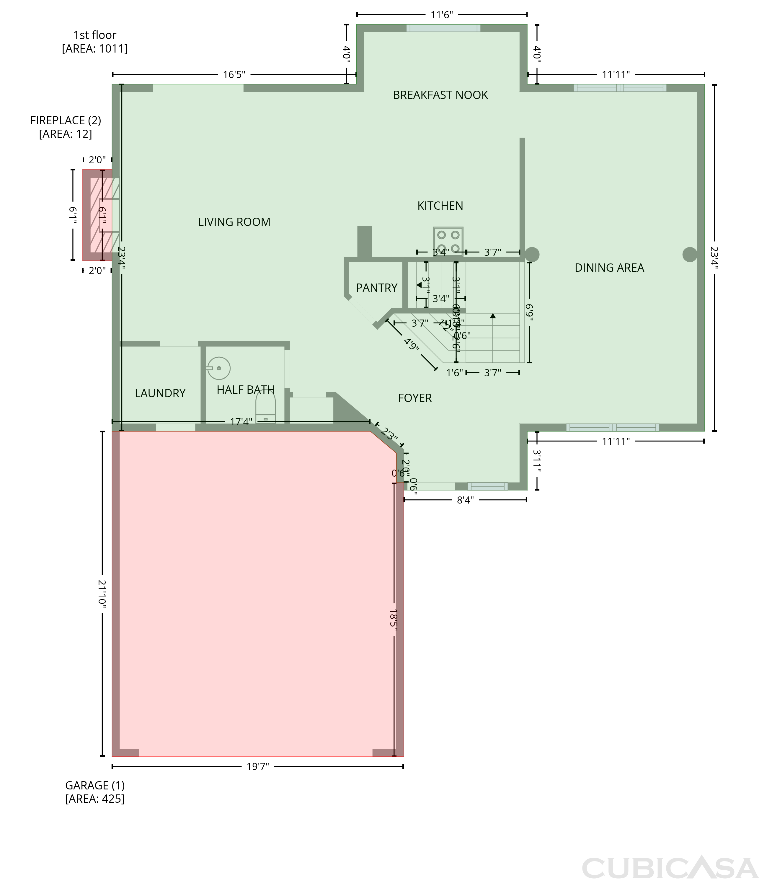 Main Floor of 1729 Elmstead Ct, Orlando, FL