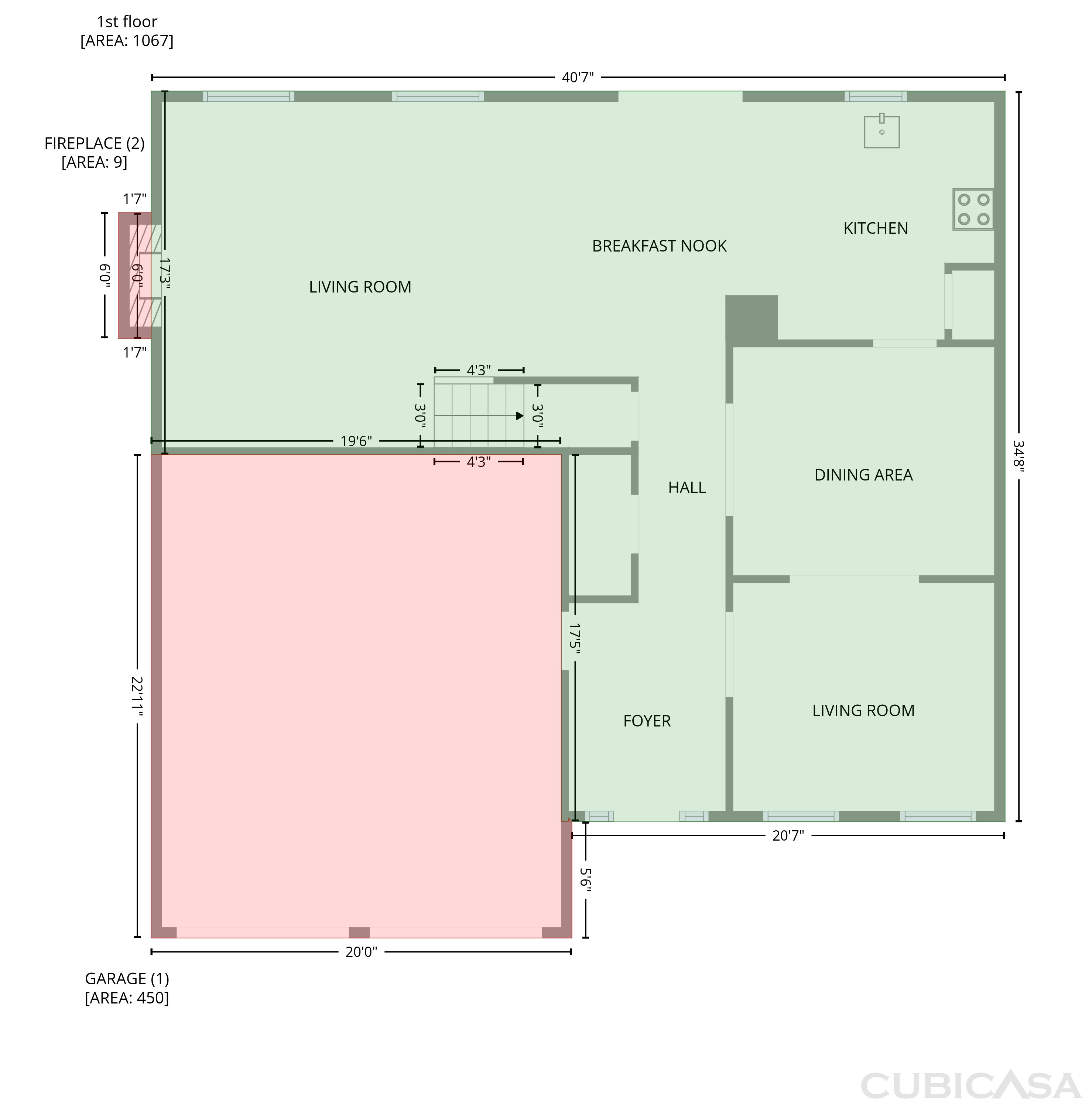 Main Floor of 4178 Winston Cir, Atlanta, GA
