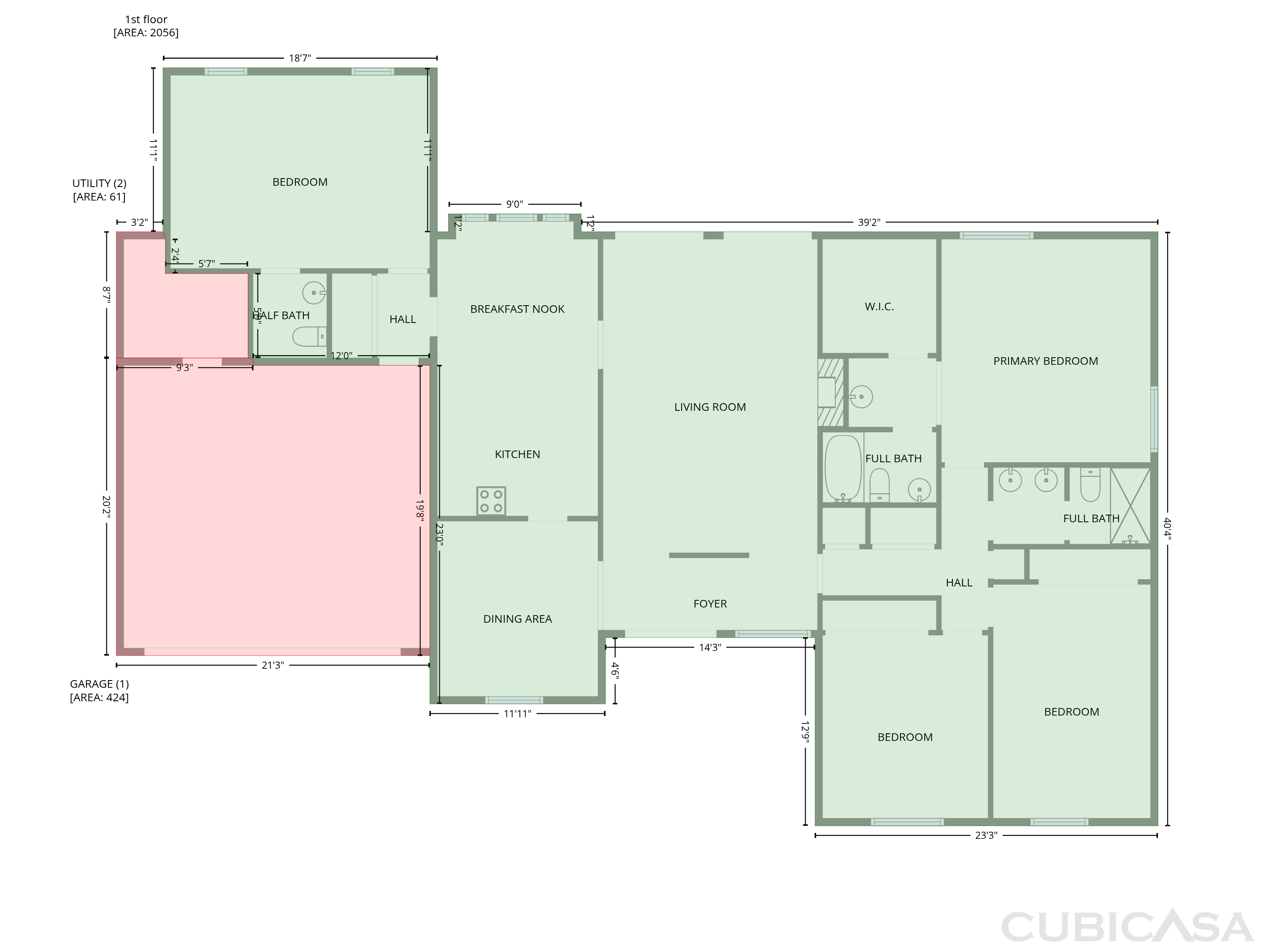 Main Floor of 2110 Old Forge Way, Marietta, GA