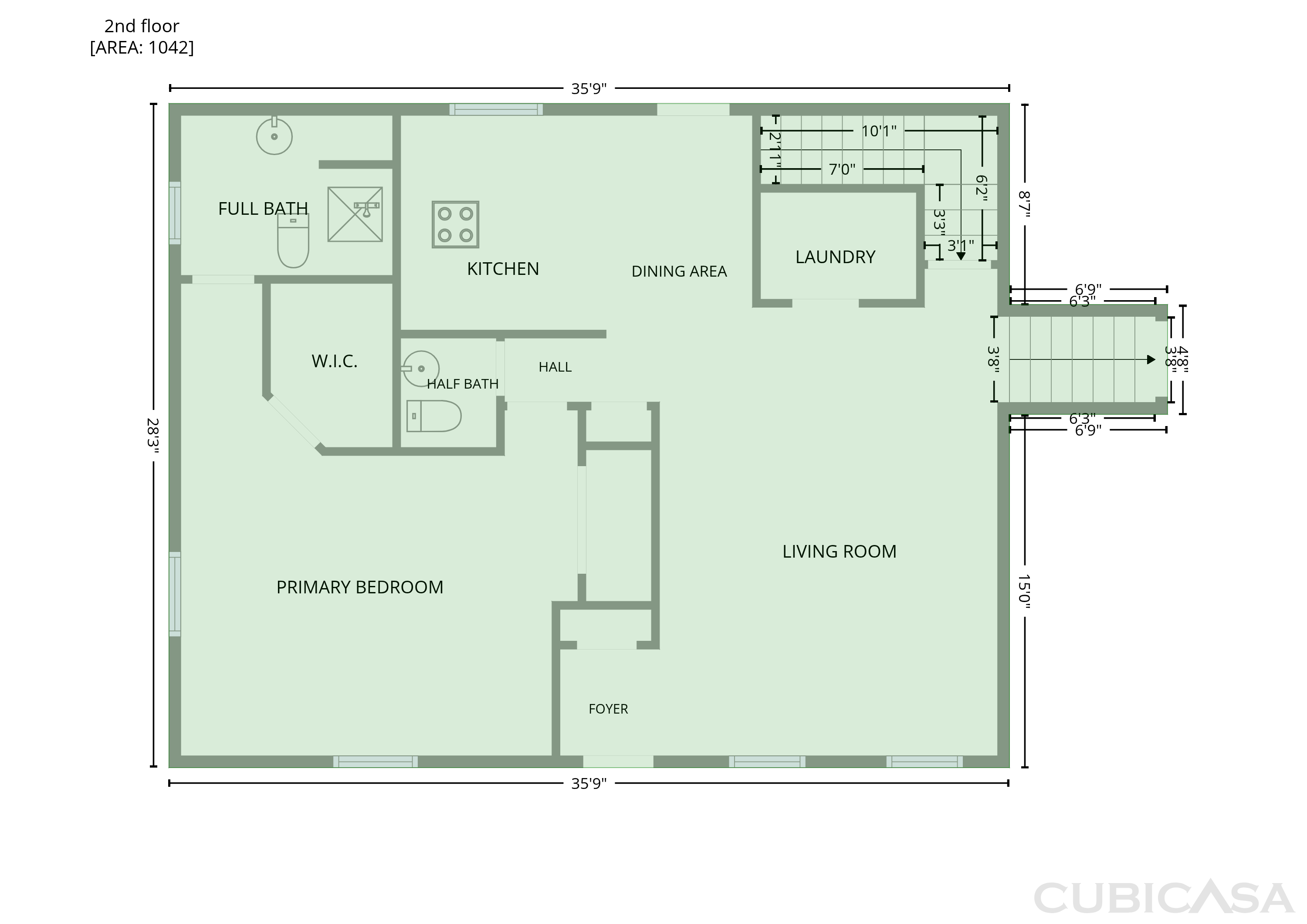 Second Floor of 930 Marshall Dr, Concord, NC