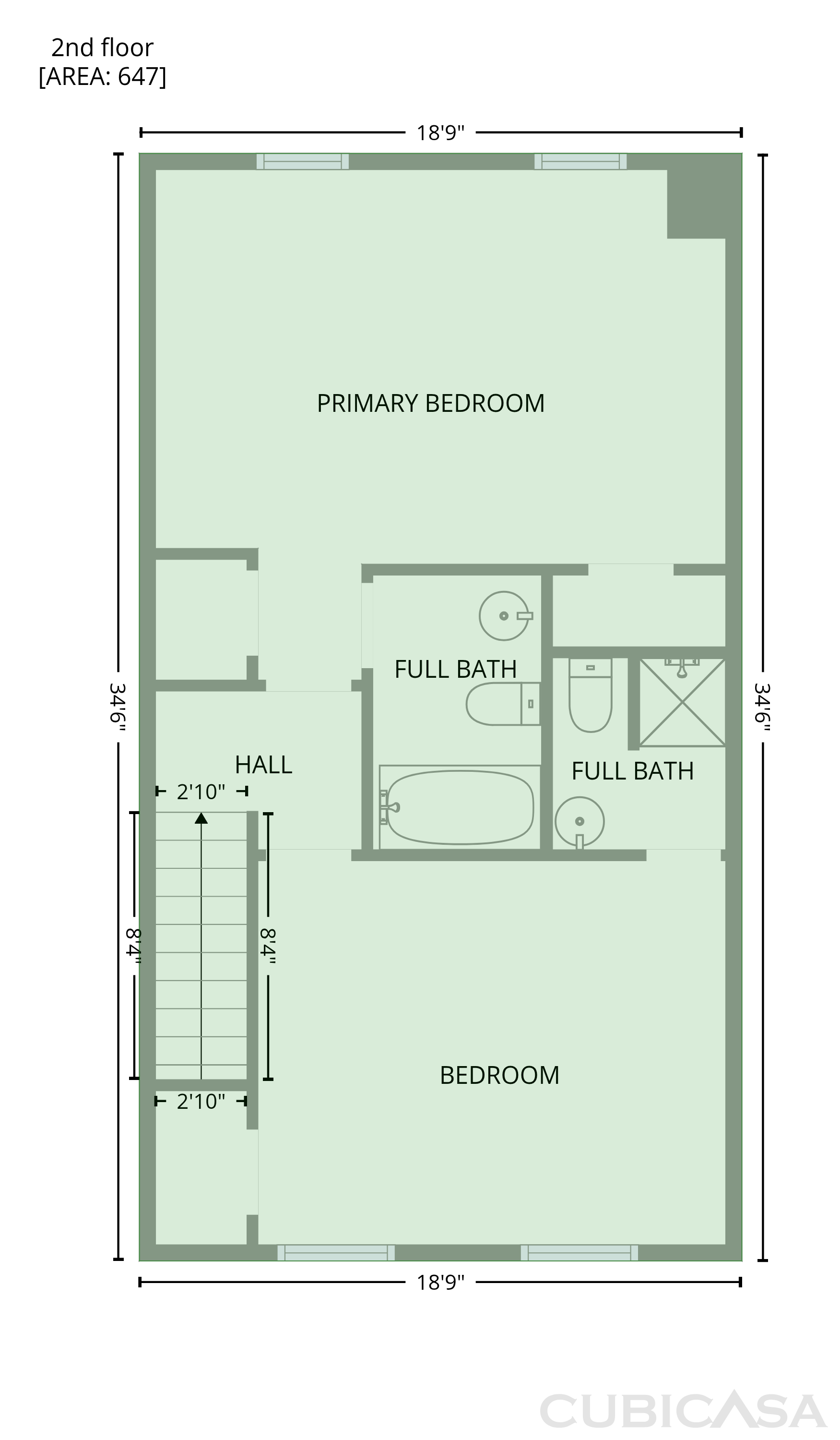Second Floor of 5621 Split Oak Way, Raleigh, NC