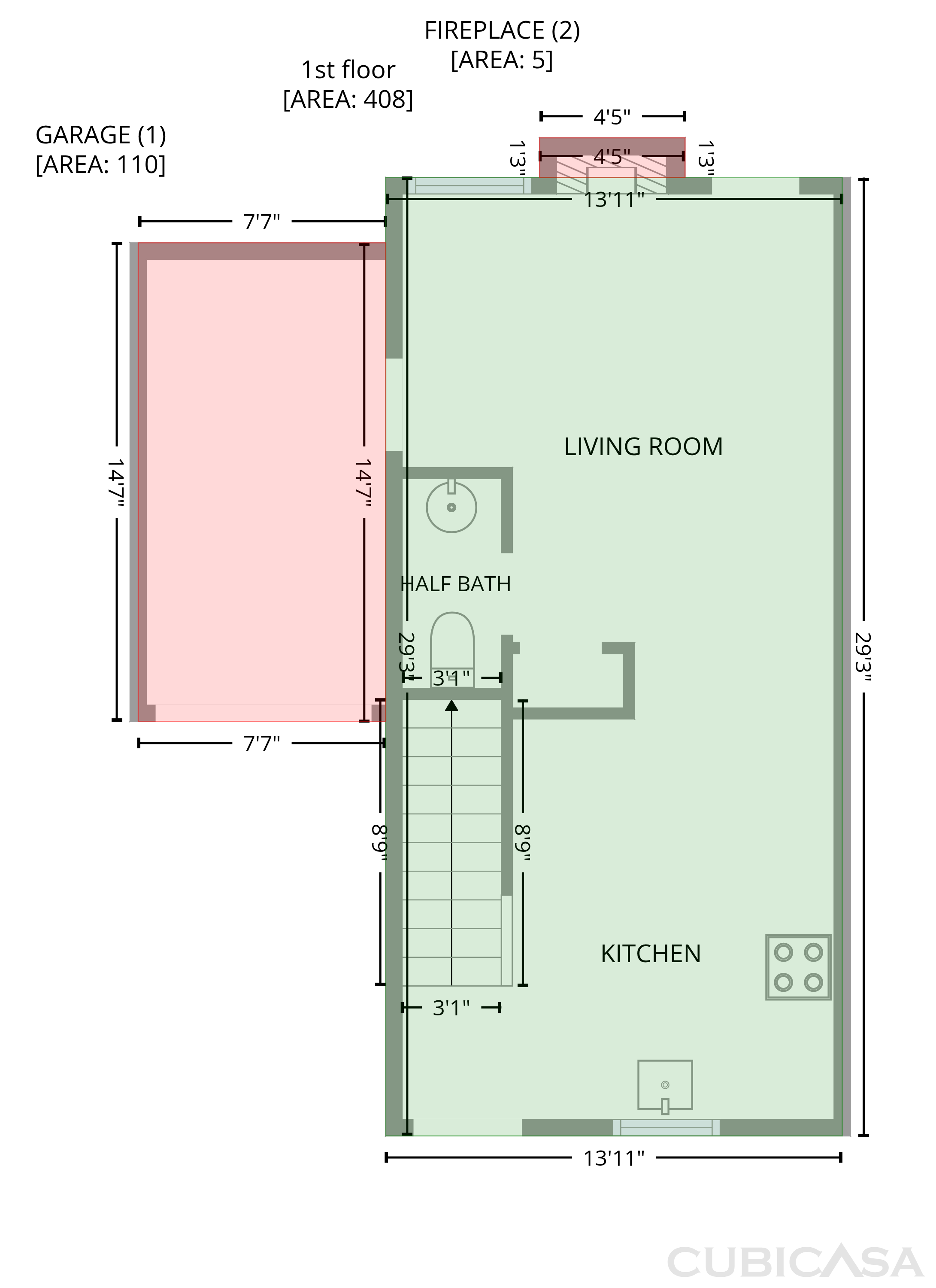 Main Floor of 61 SE 171st Ave, Portland, OR