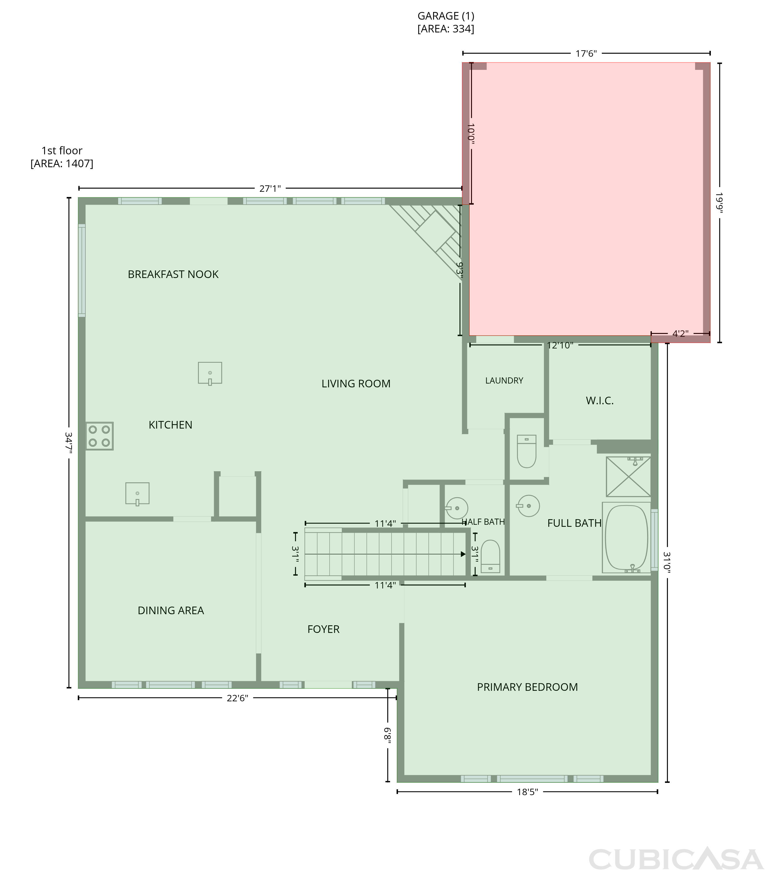 Main Floor of 1217 Maverick Ln, Royse City, TX