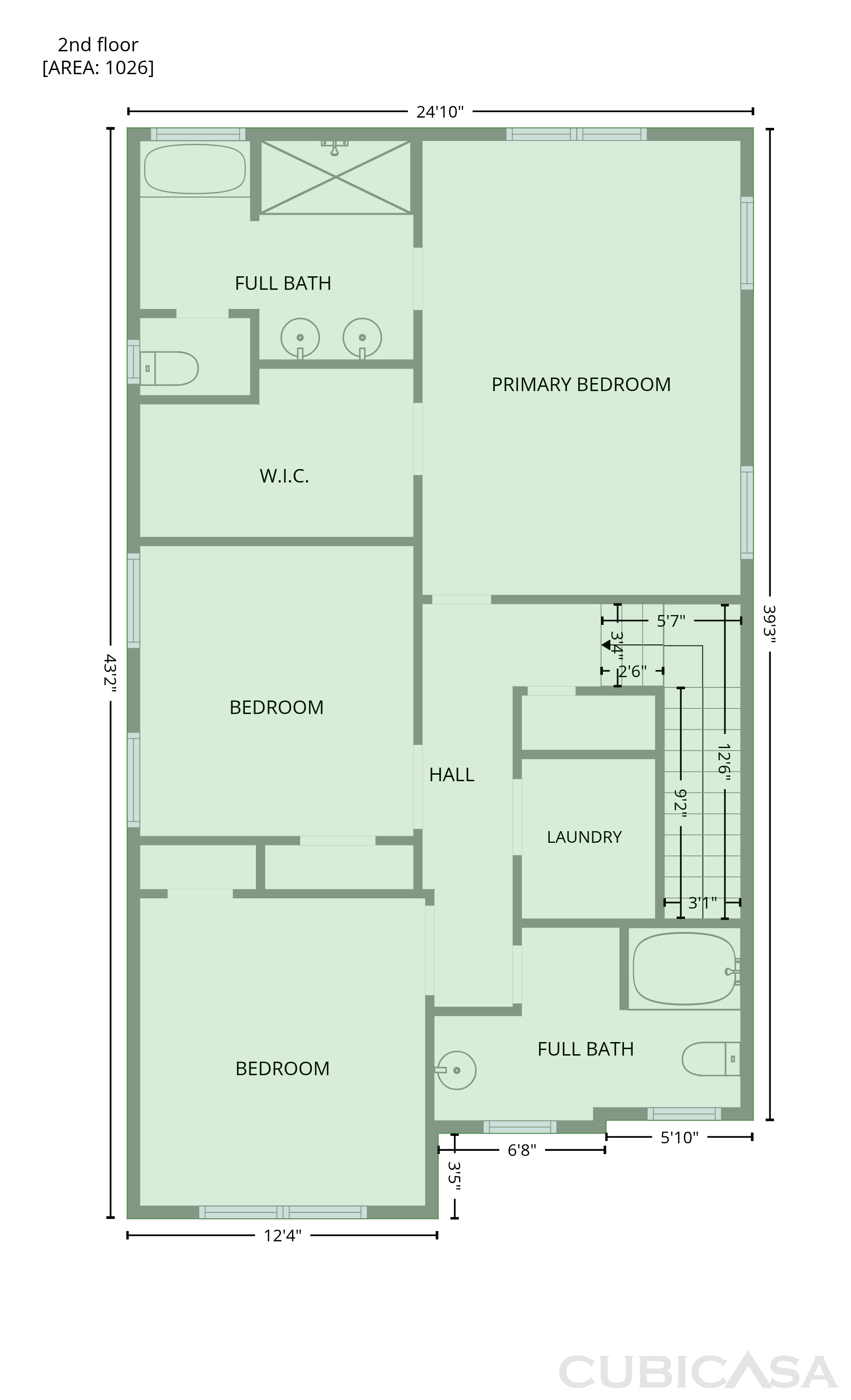 Second Floor of 1010 Holloway St, Durham, NC