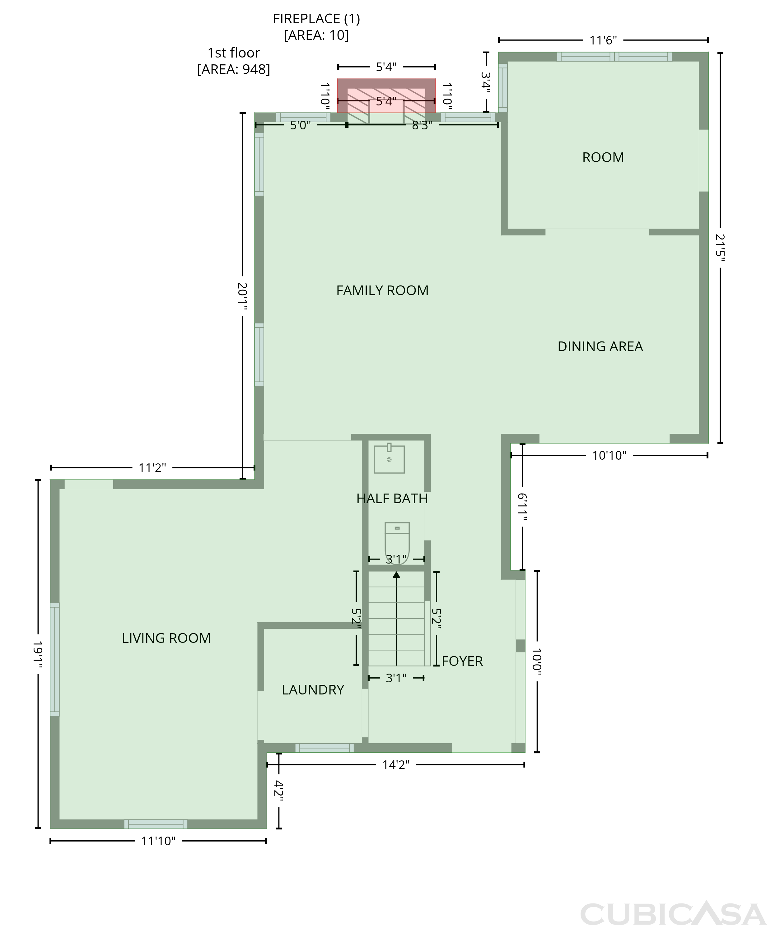 Main Floor of 2054 Willowdale Ct, Mount Pleasant, SC