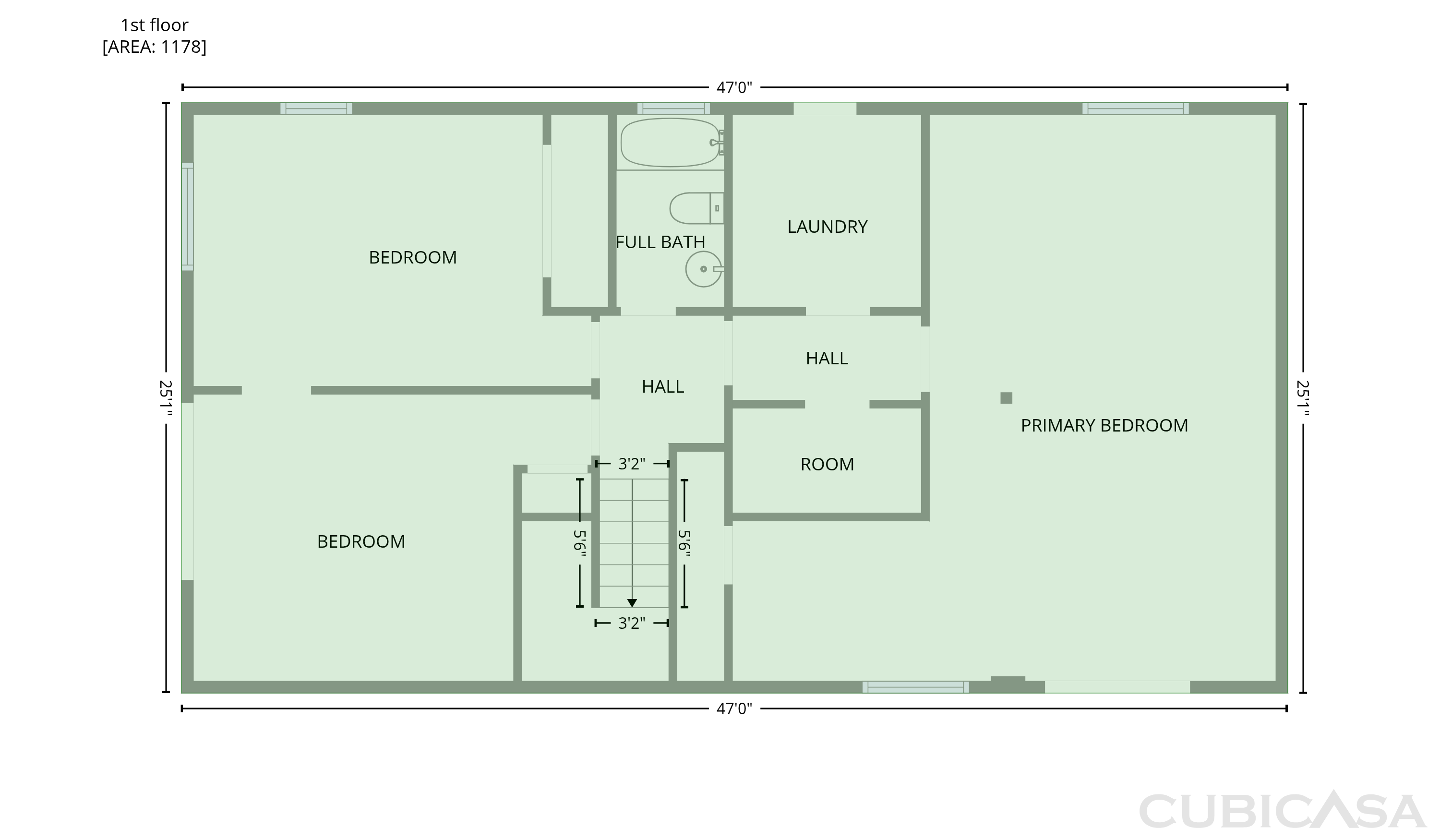 Main Floor of 333 E Chelsea St, Deland, FL