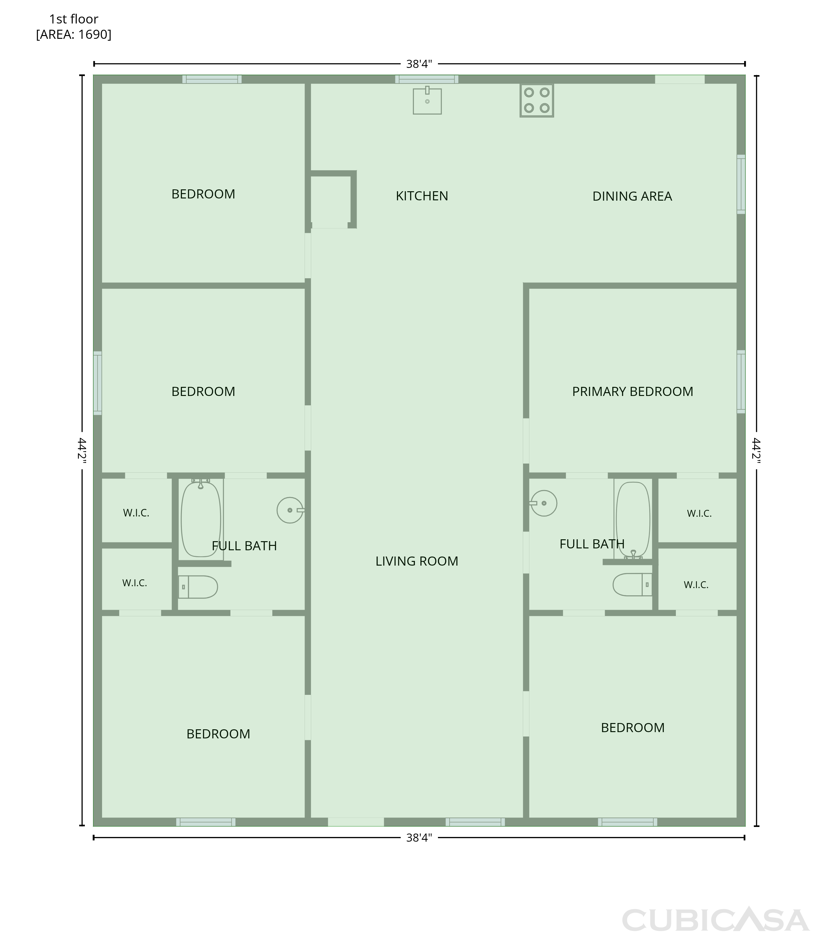 Main Floor of 1710 Cumberland Dr, Garland, TX