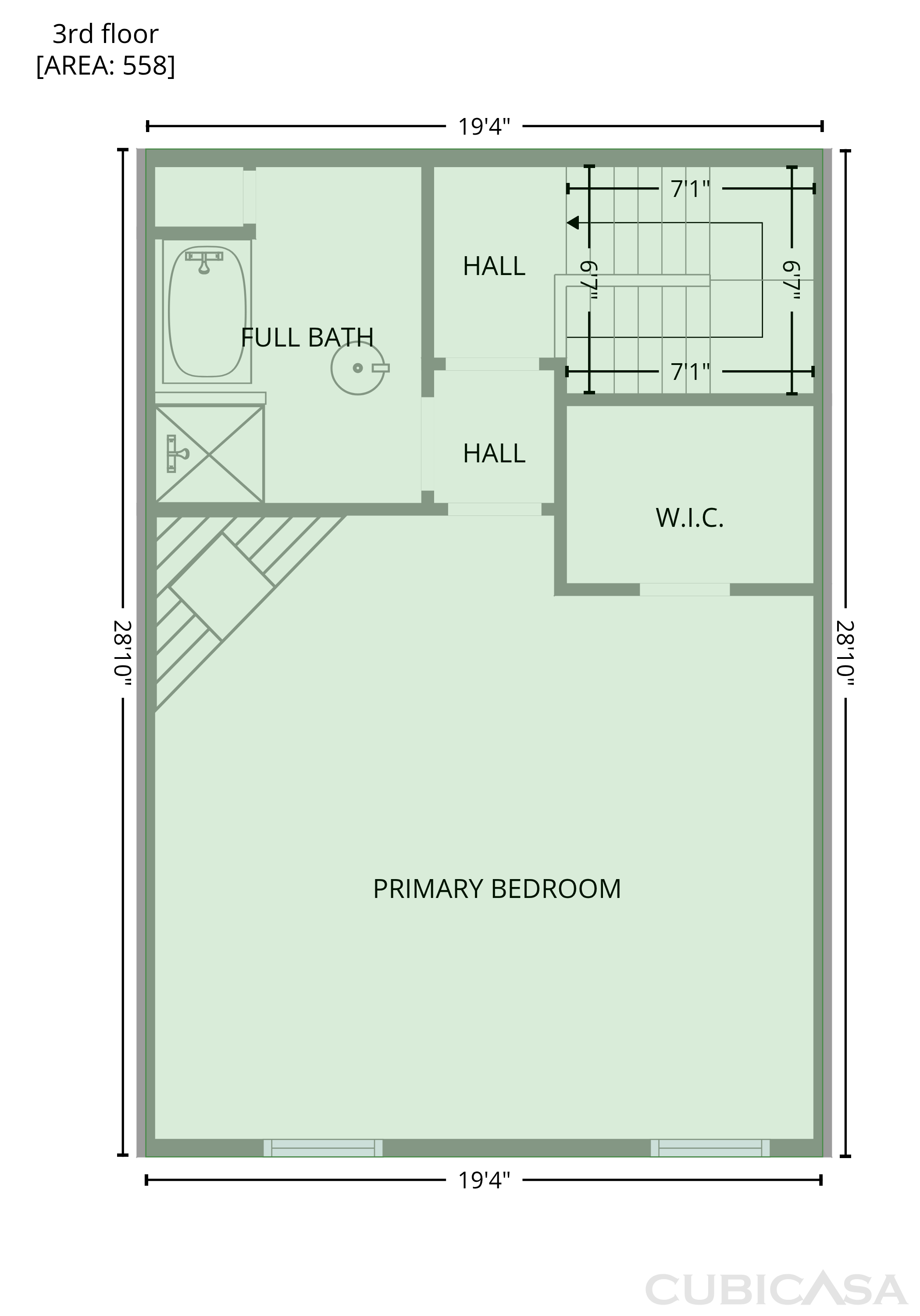 Third Floor of 321 Gilman Ln, Raleigh, NC