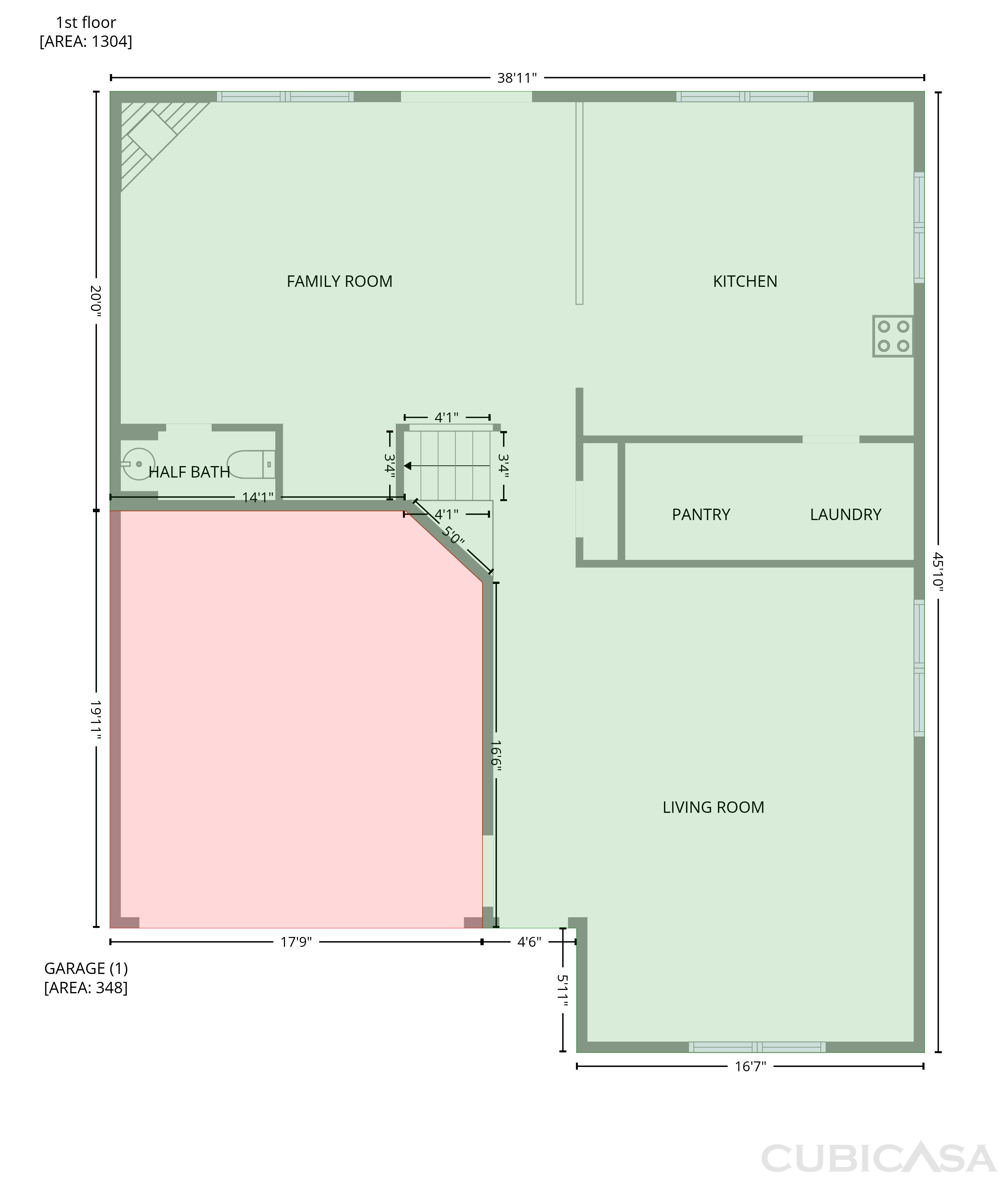 Main Floor of 2727 High Point Dr, Round Rock, TX