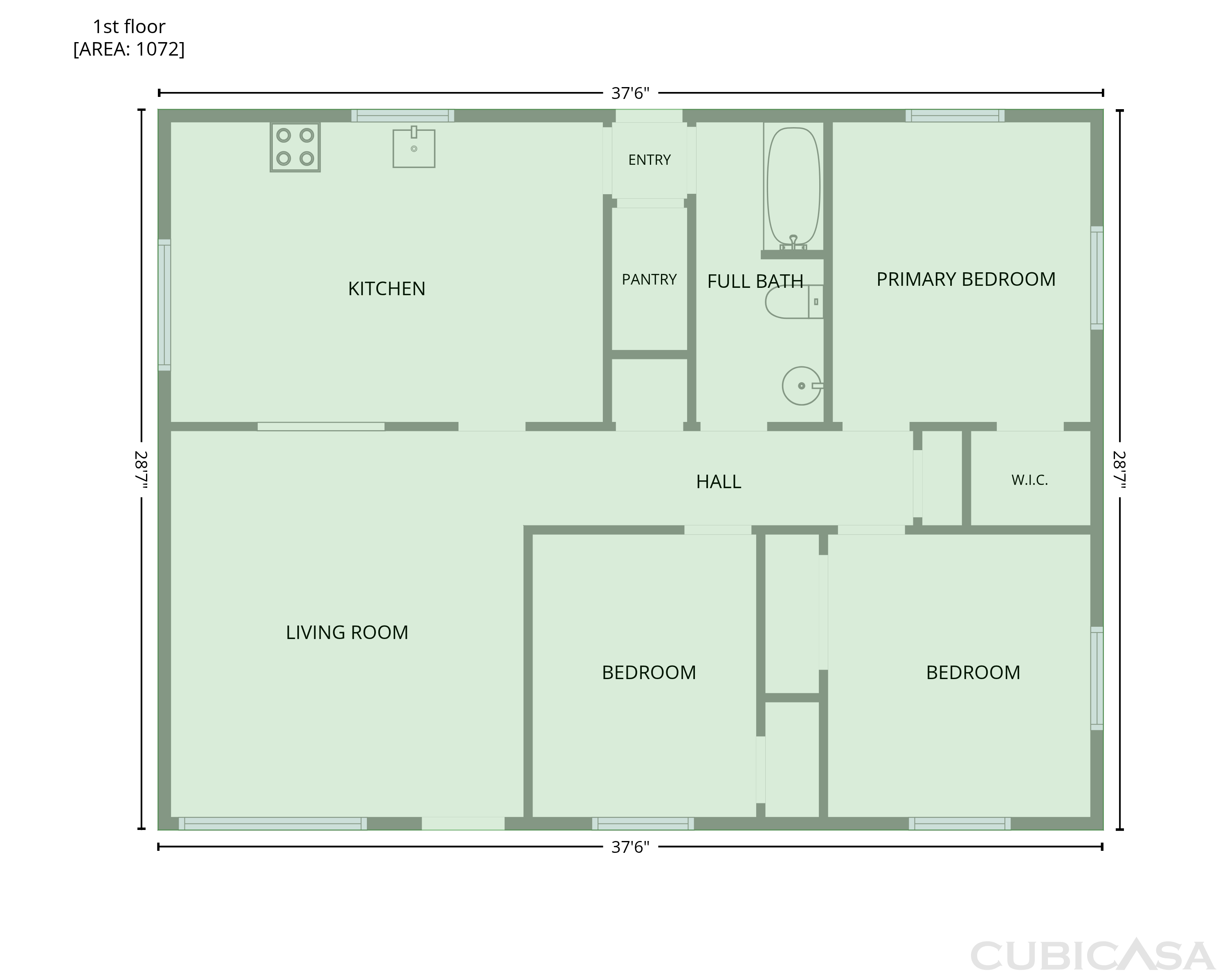 Main Floor of 1561 Myrtle St, Brighton, CO