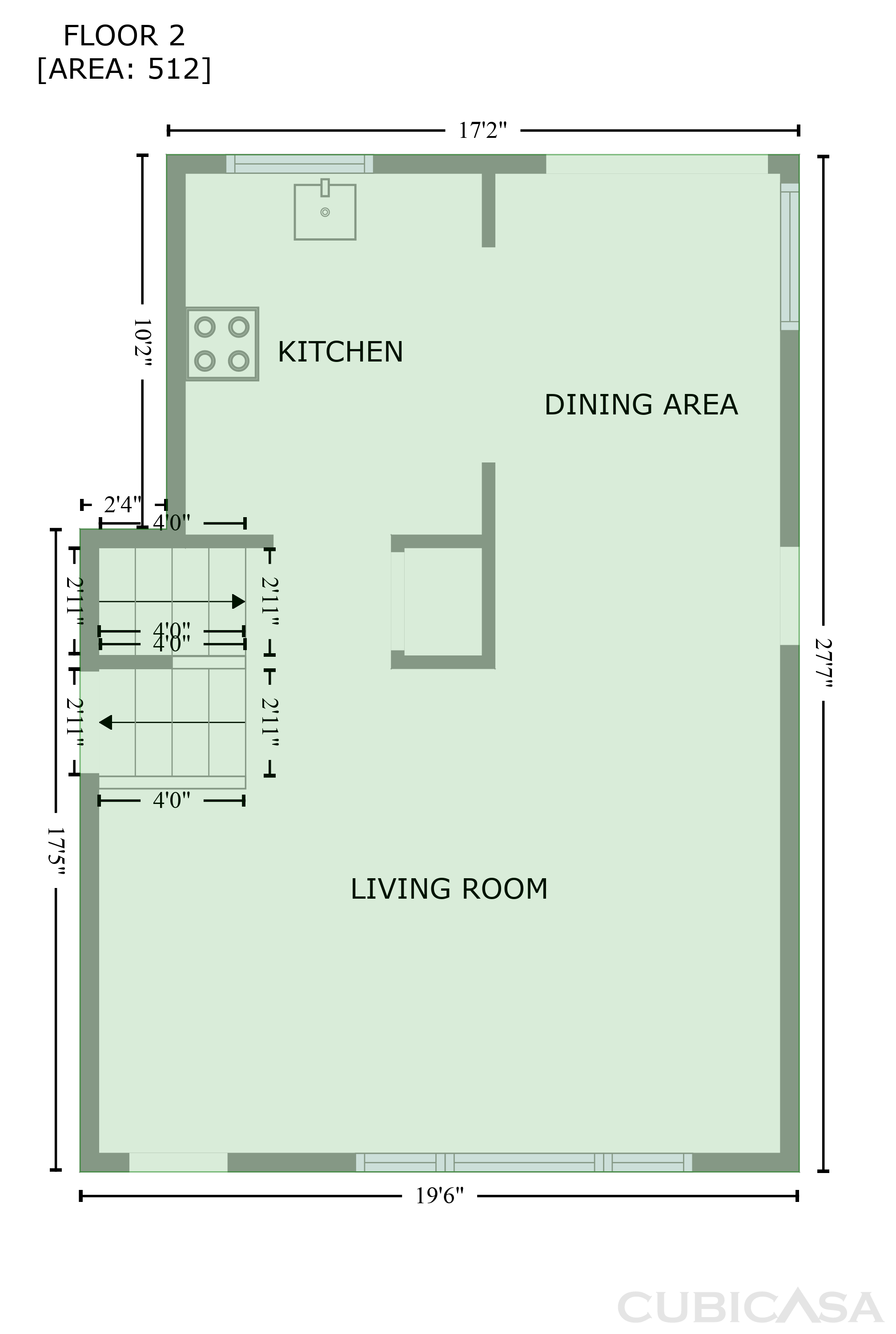 Second Floor of 78 Washington Ave, South Amboy, NJ