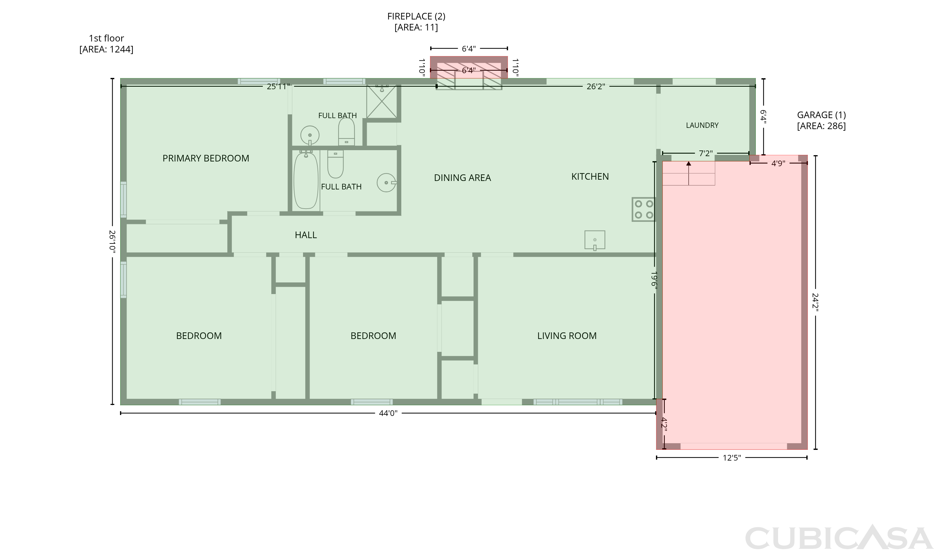 Main Floor of 105 Lake Hurst Dr, Dudley, NC