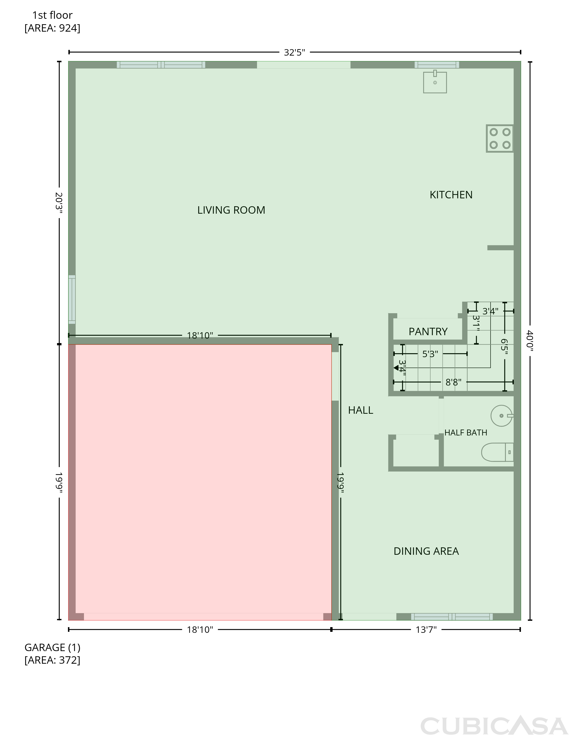 Main Floor of 913 Peninsula Pl, Knightdale, NC