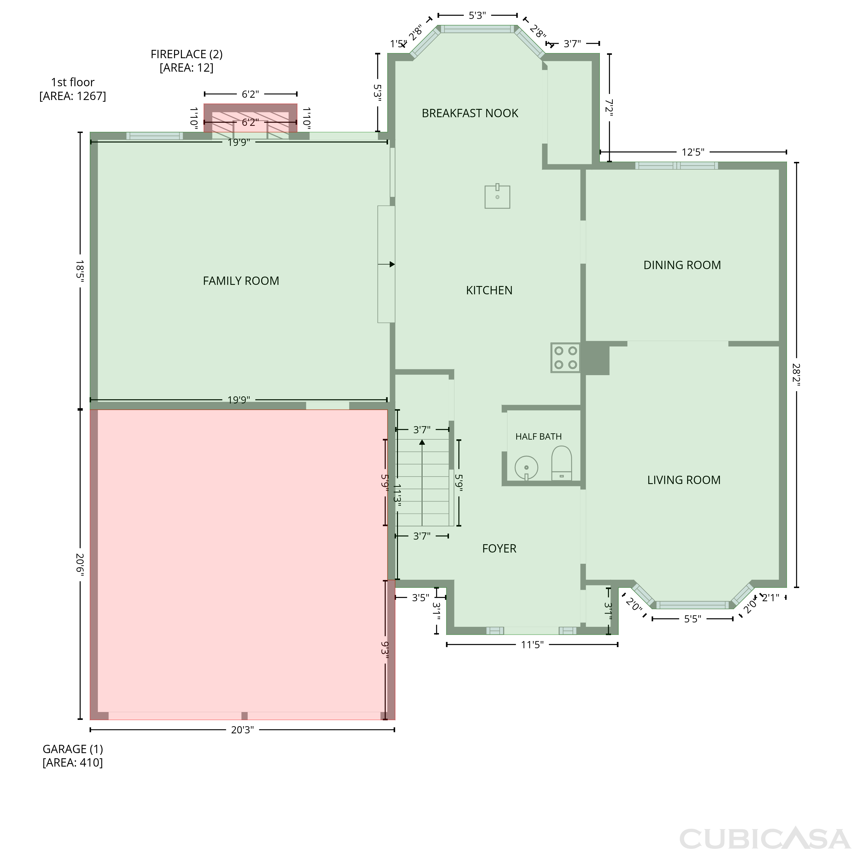 Main Floor of 401 Callaway Ln, Conyers, GA