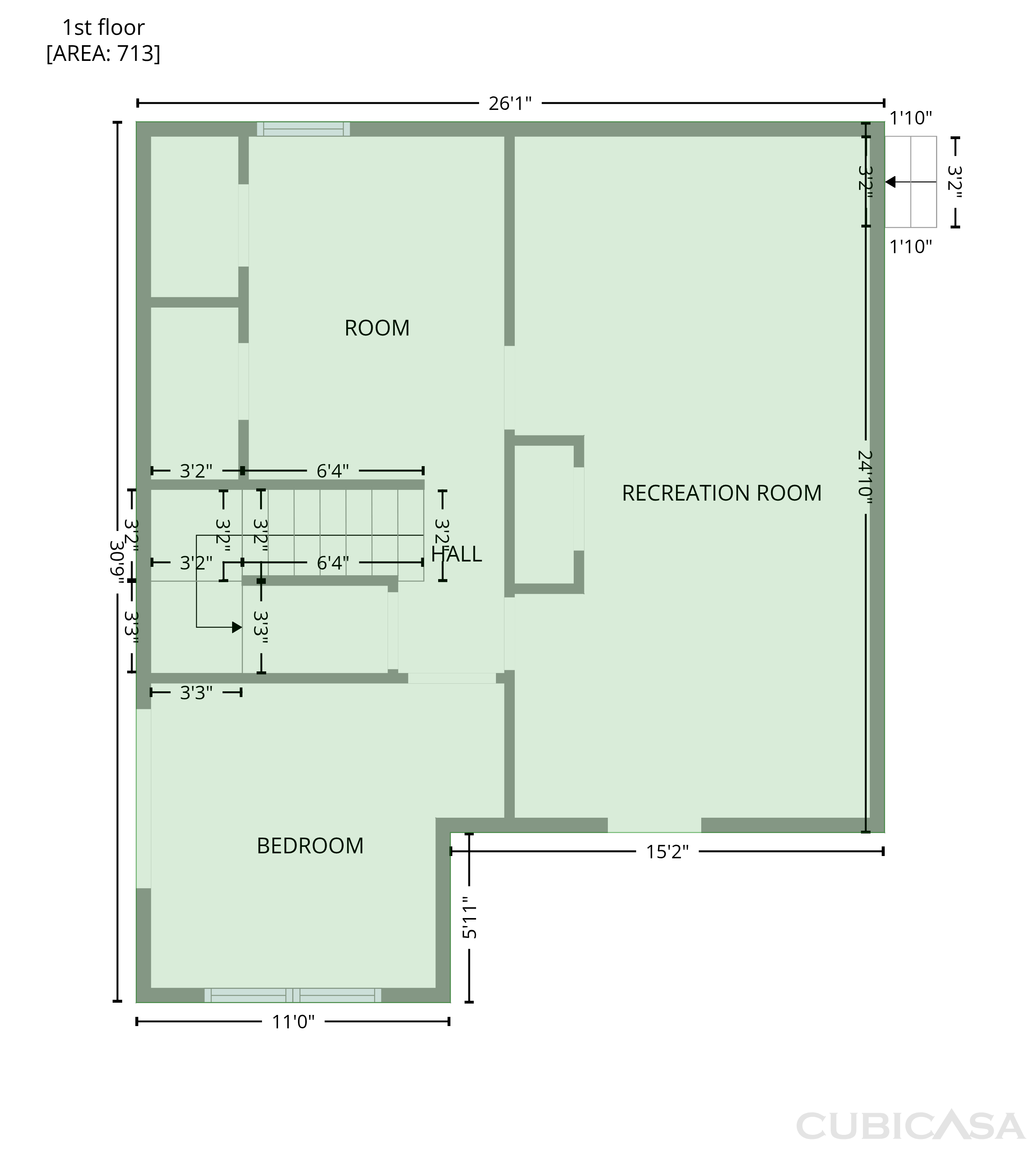 Main Floor of 3888 Courtland Cir, Thomasville, NC