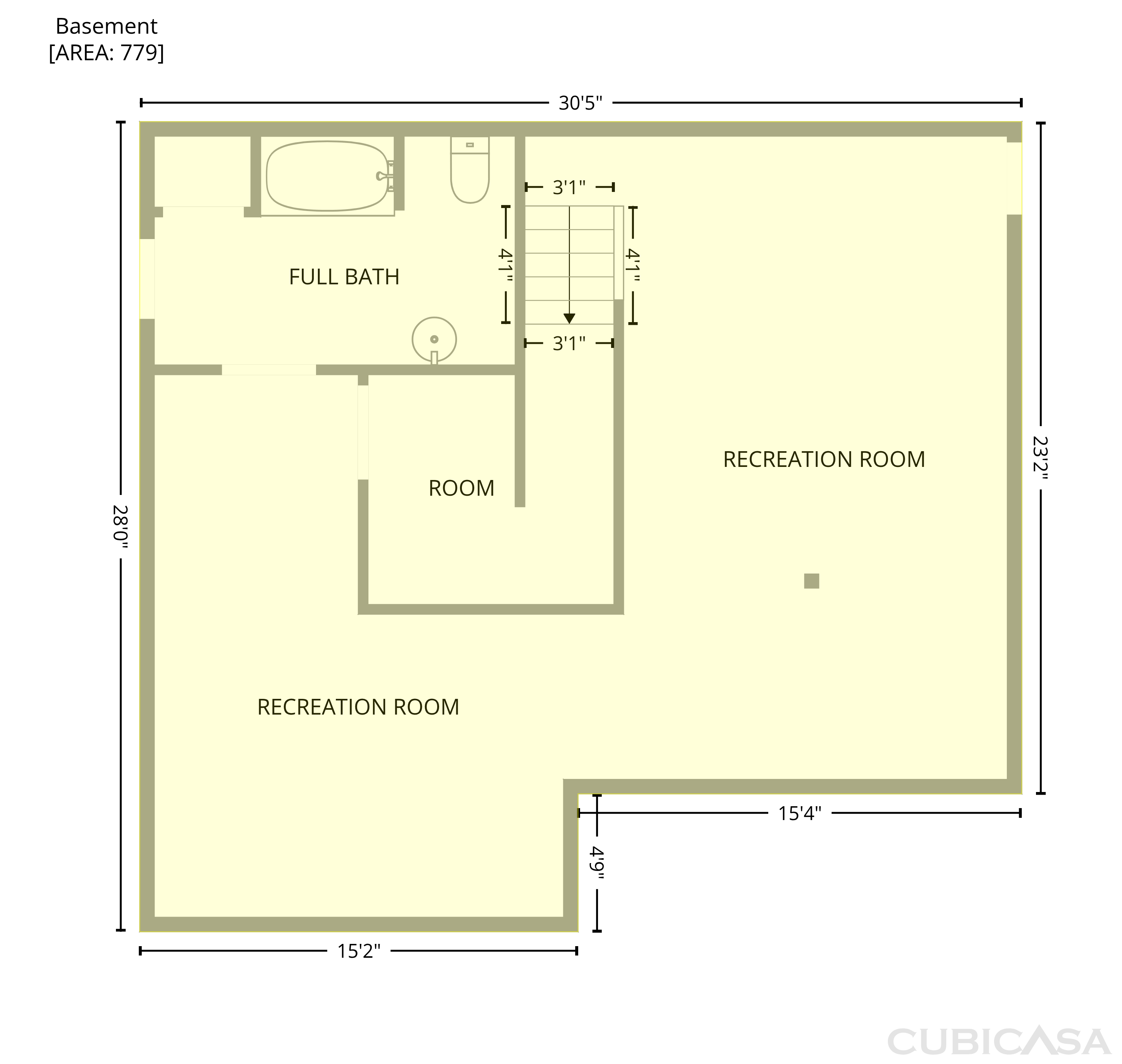 Main Floor of 2466 Wilderness Ln, Lenoir, NC