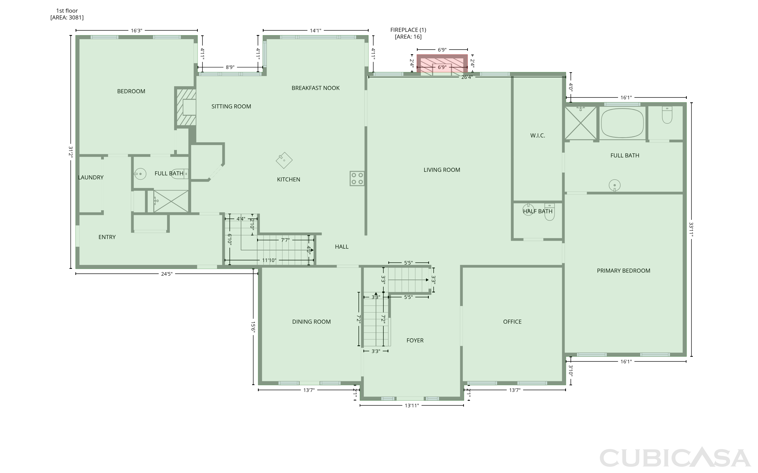 Main Floor of 302 Versailles Dr, Cary, NC