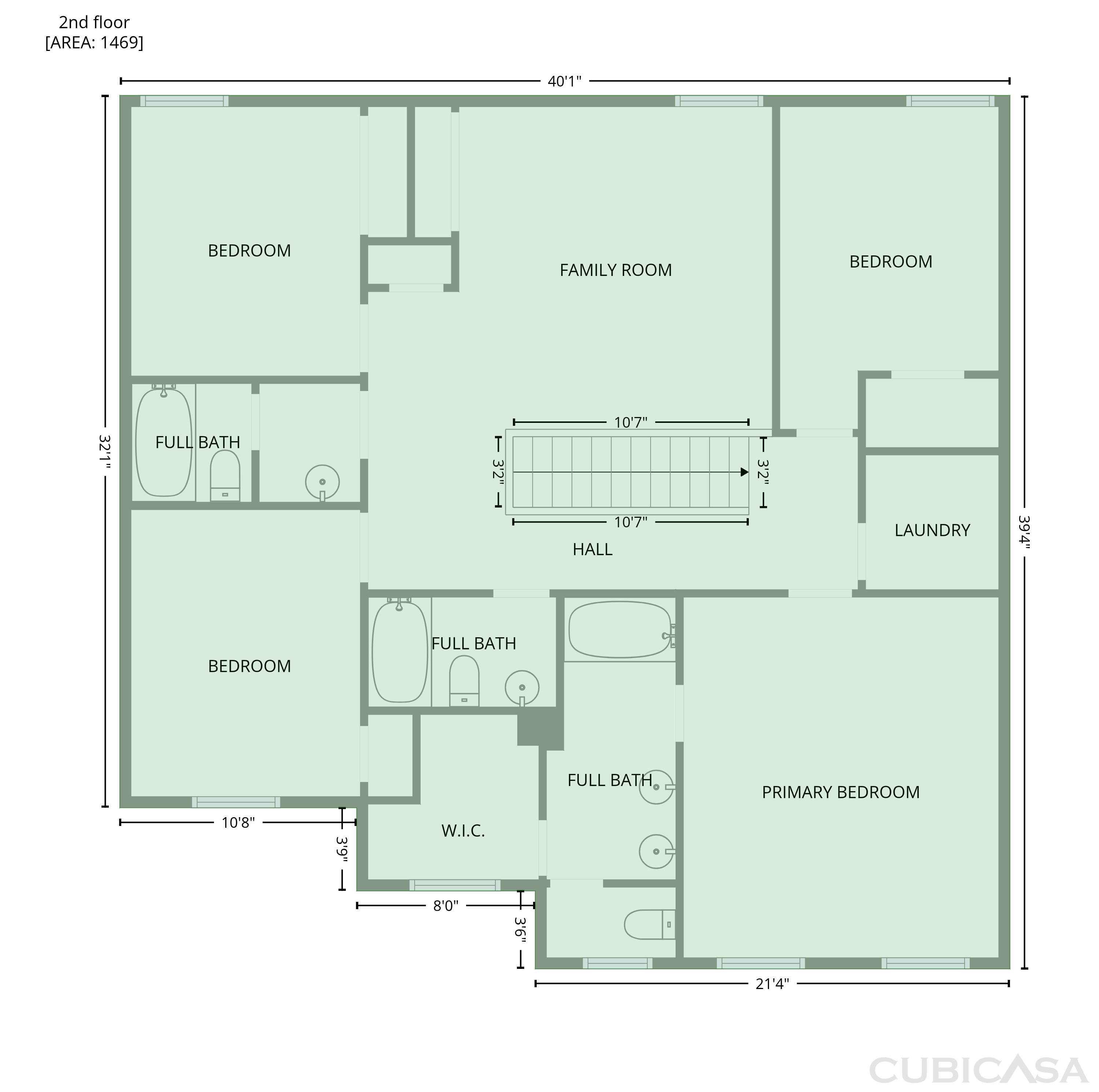 Second Floor of 1300 Mills Cove Dr, Covington, GA
