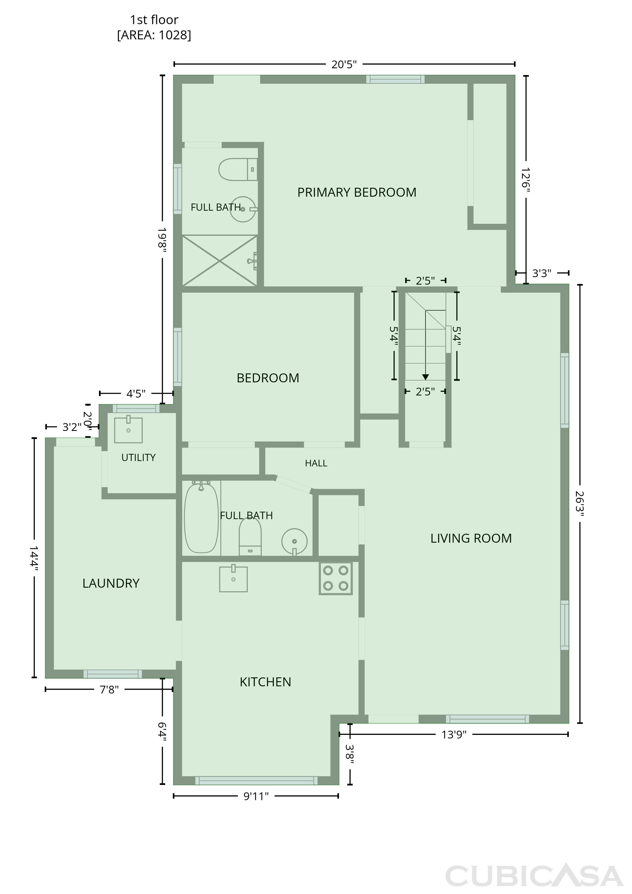 Main Floor of 802 Massachusetts Ave, Saint Cloud, FL