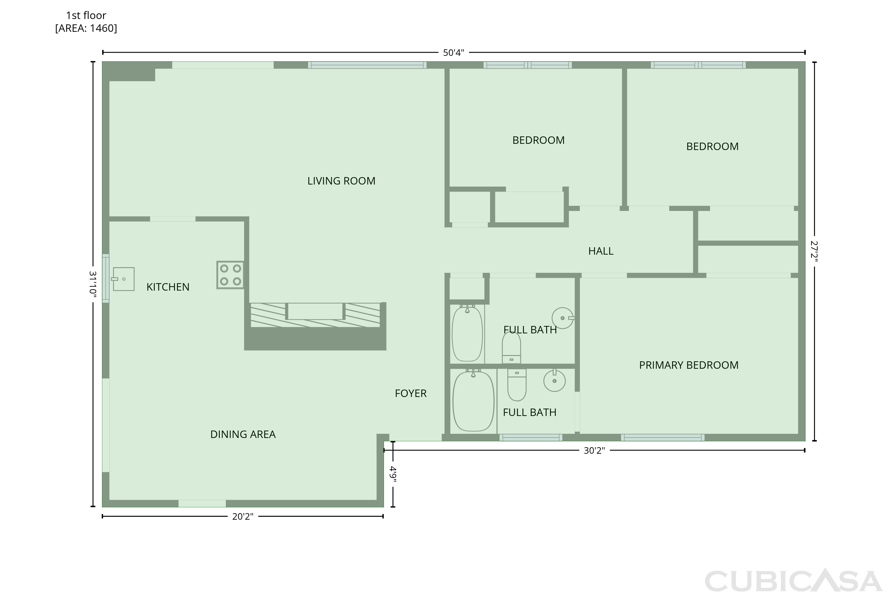 Main Floor of 831 Shepard Ln, Chico, CA