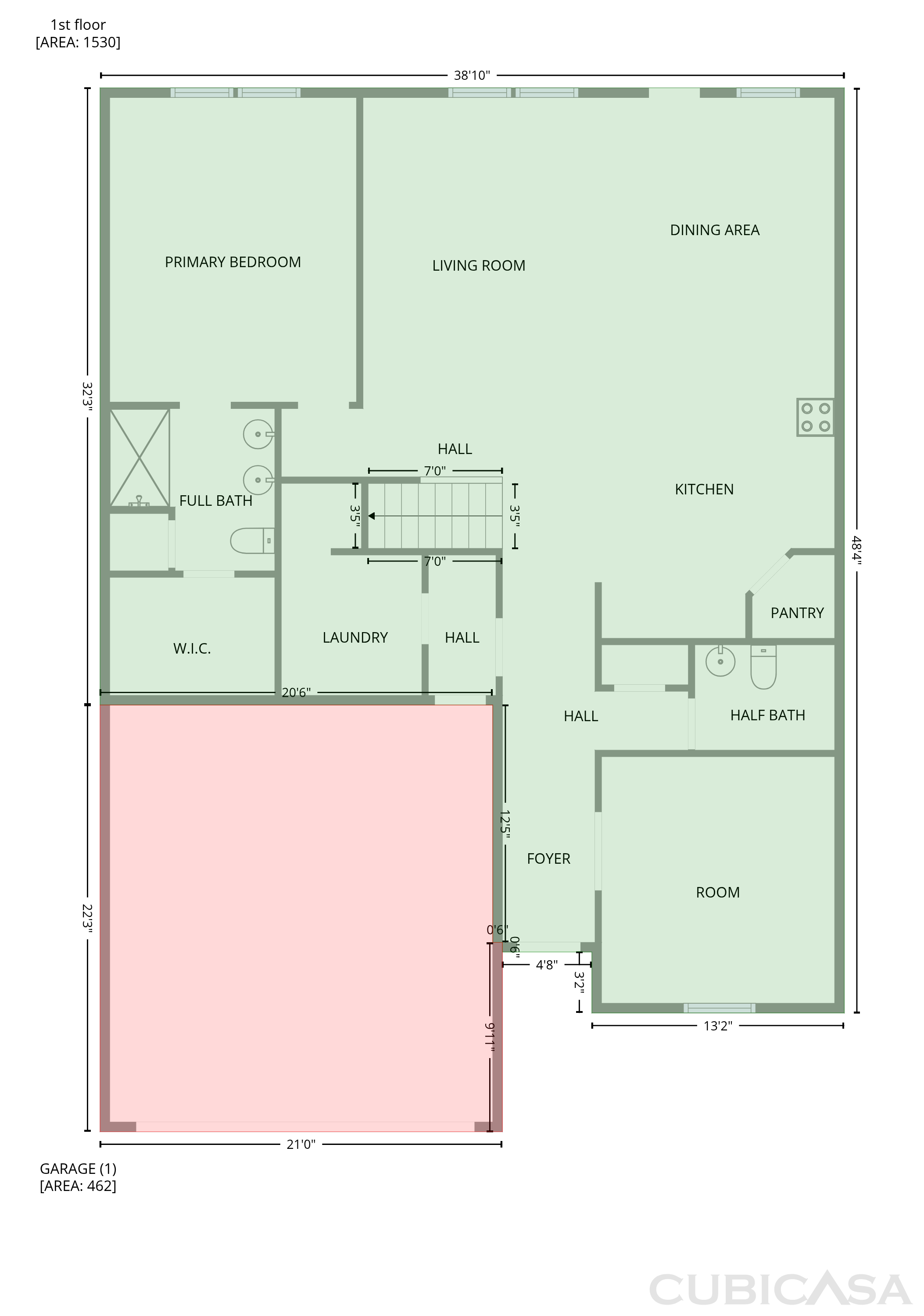 Main Floor of 709 Hummingbird Ln, Leander, TX