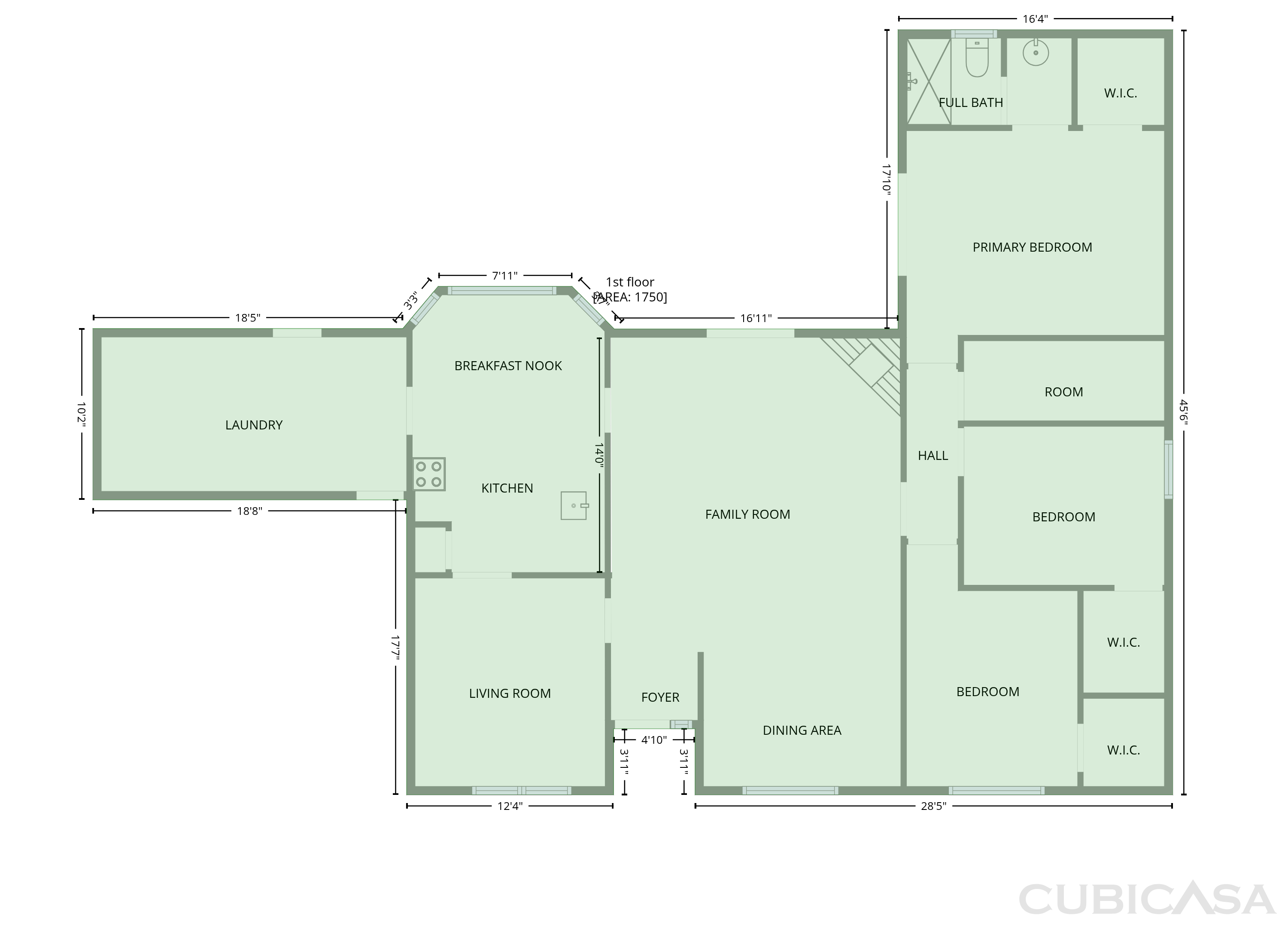Main Floor of 2441 Longwood St, Orange Park, FL