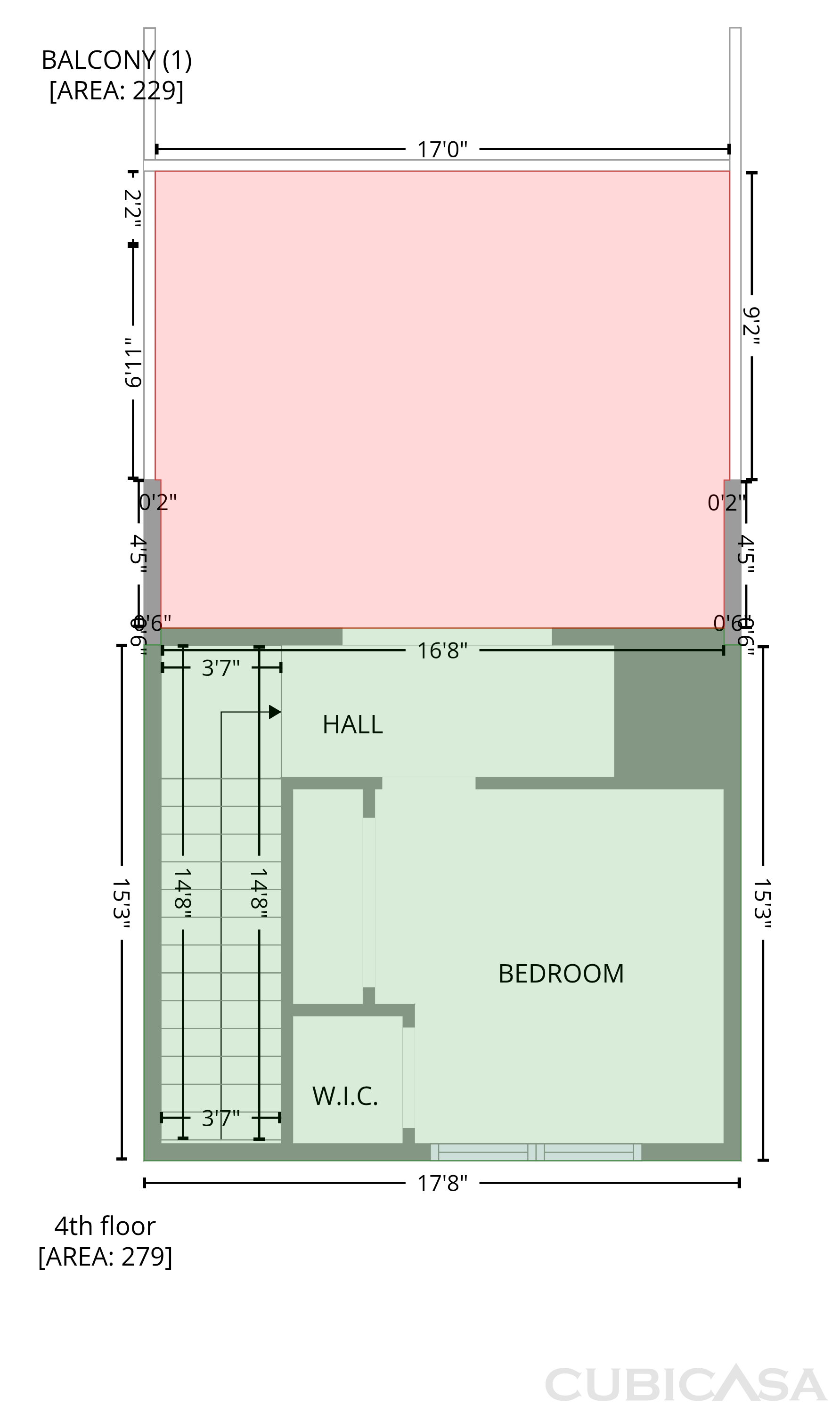 Floor 4 of 1528 Central Ave, Indianapolis, IN