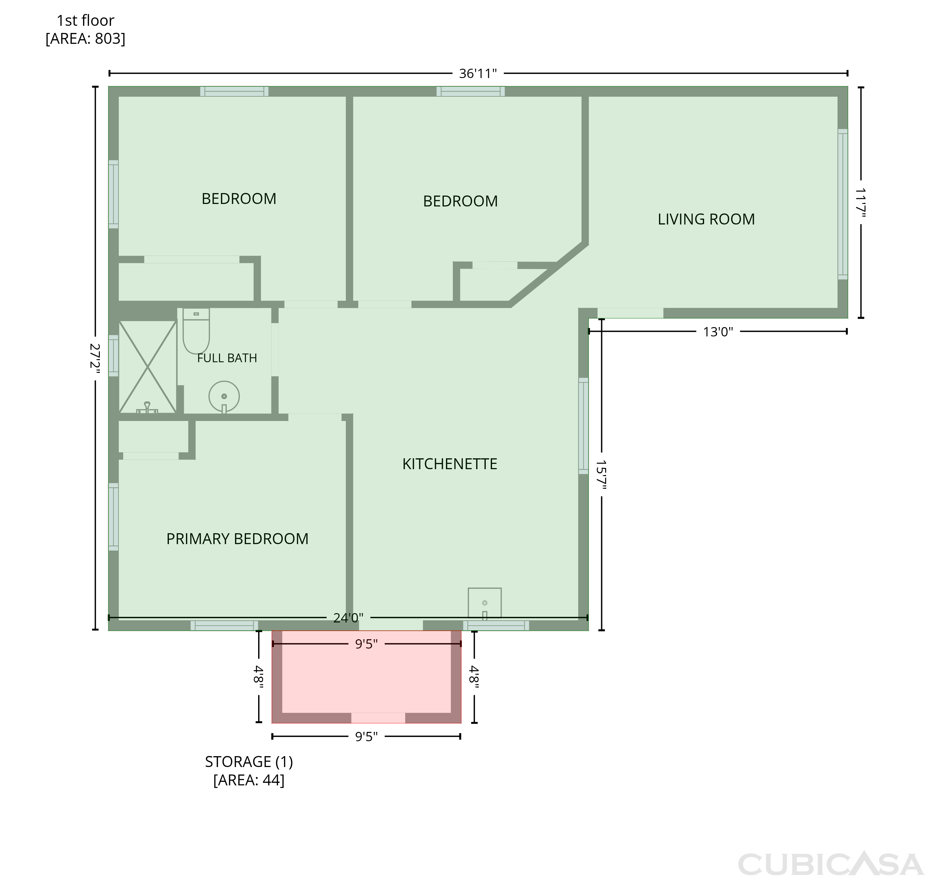 Main Floor of 1834 Brooker Rd, Jacksonville, FL
