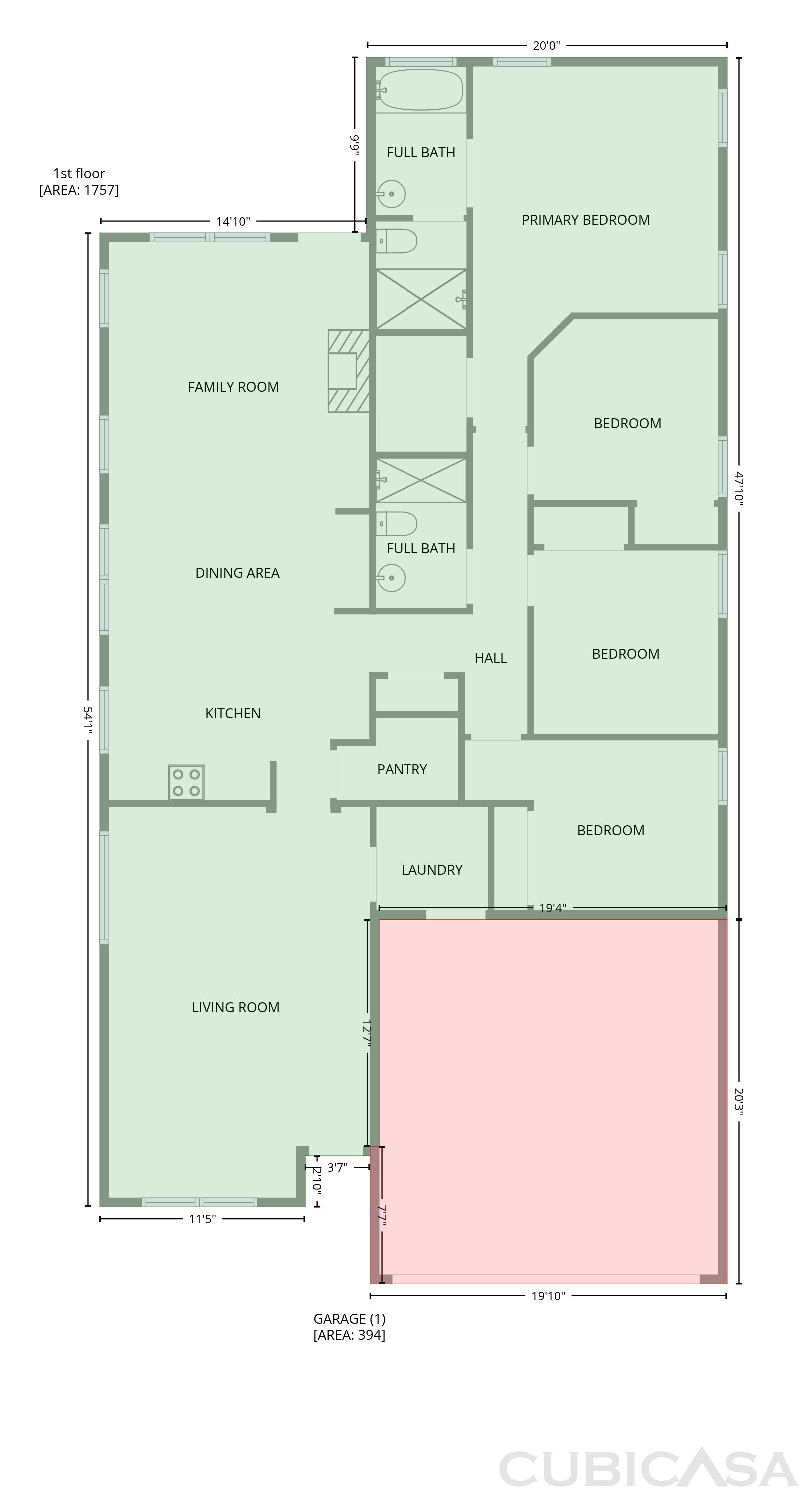 Main Floor of 1365 E Prickly Pear Dr, Casa Grande, AZ